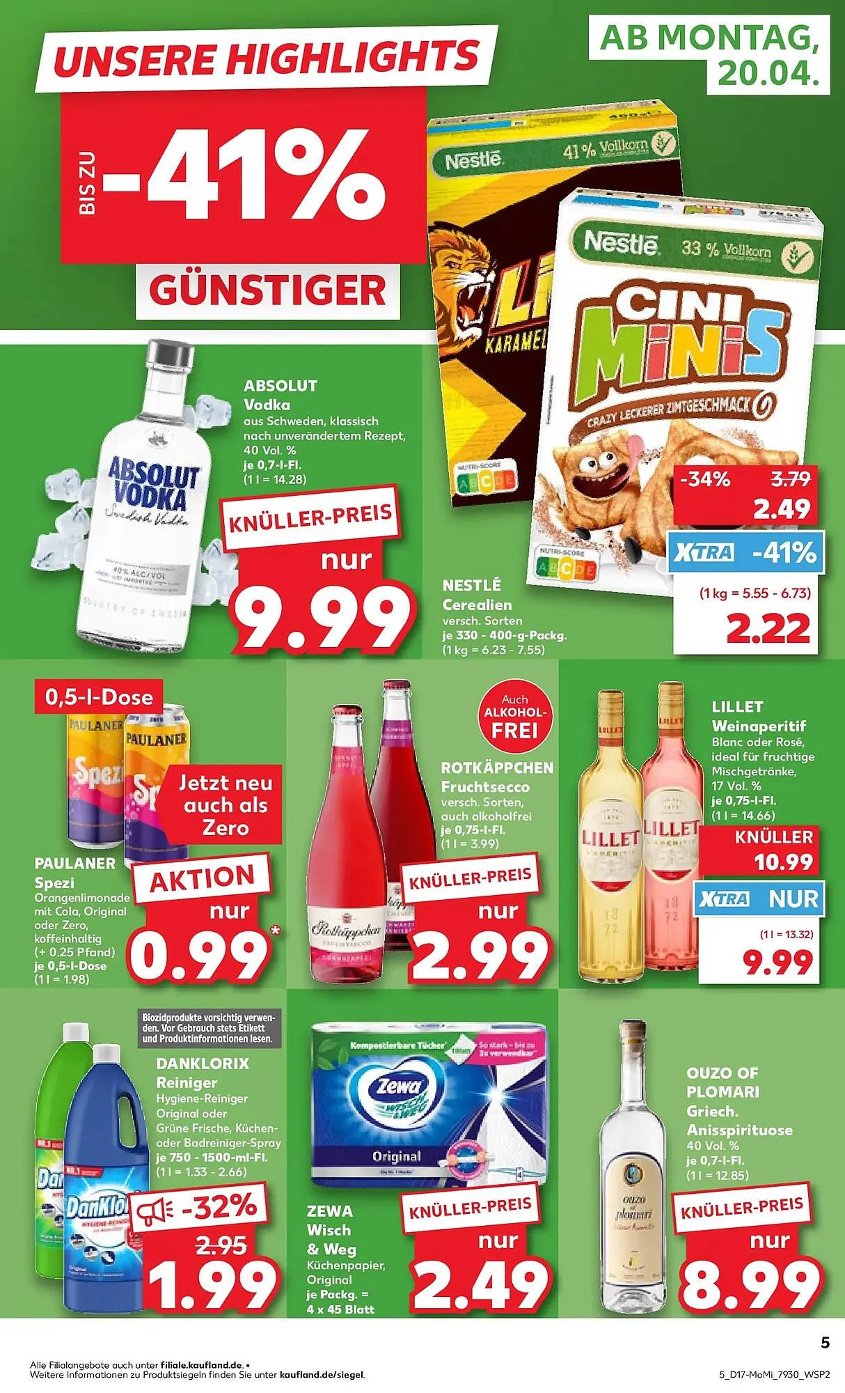 Kaufland Prospekt von 19. April bis 22. April 2026 - Prospekt seite 5