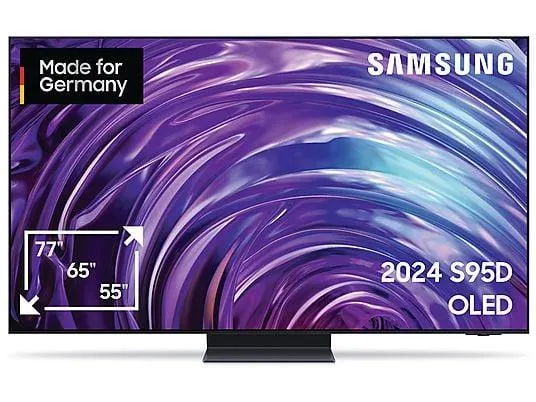 SAMSUNG OLEDGQ65S95D OLED TV (Flat, 65 Zoll / 163 cm, OLED 4K, SMART TV, Glare Free)