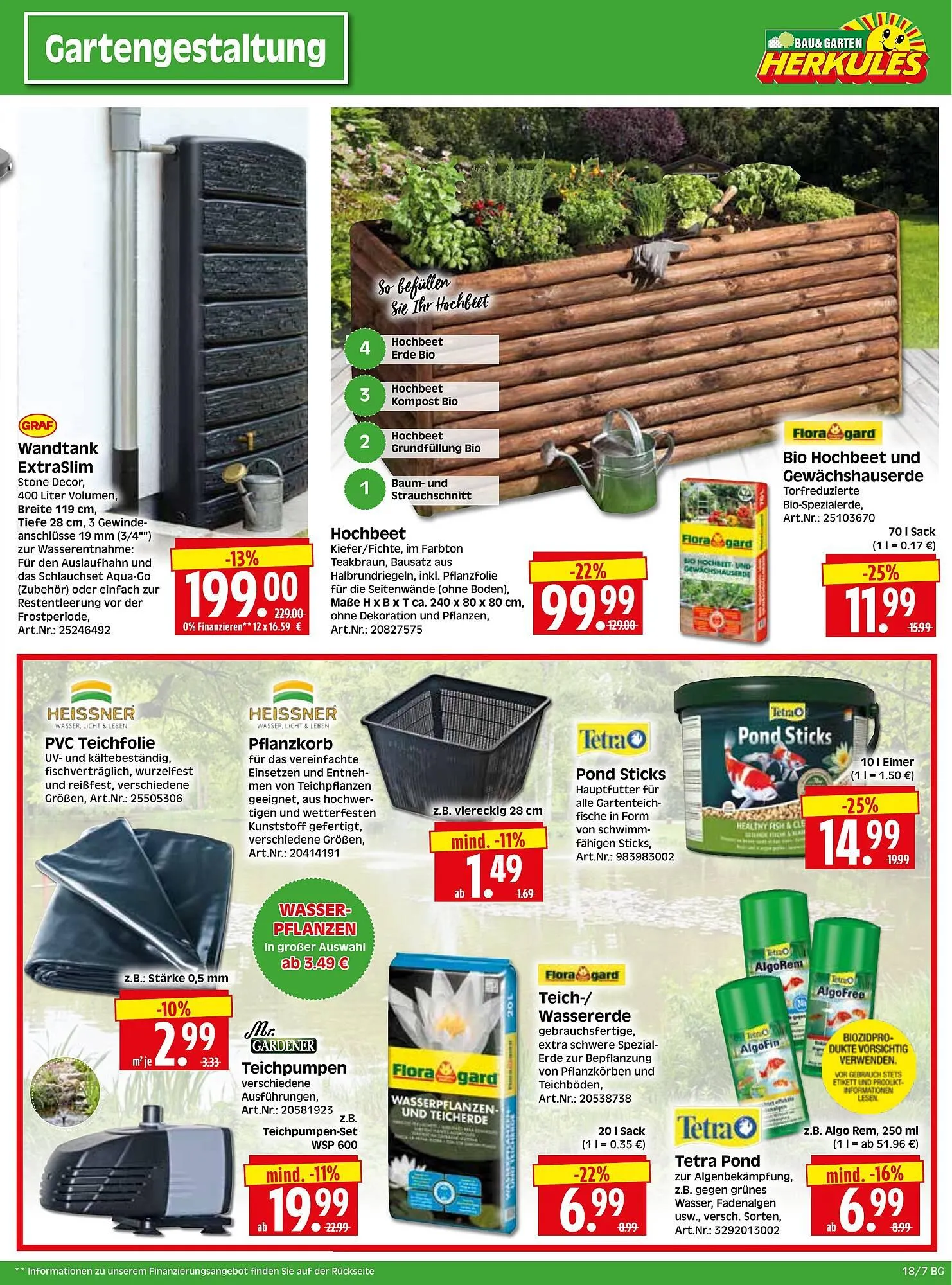 Herkules Baumarkt Prospekt von 28. April bis 3. Mai 2025 - Prospekt seite 9