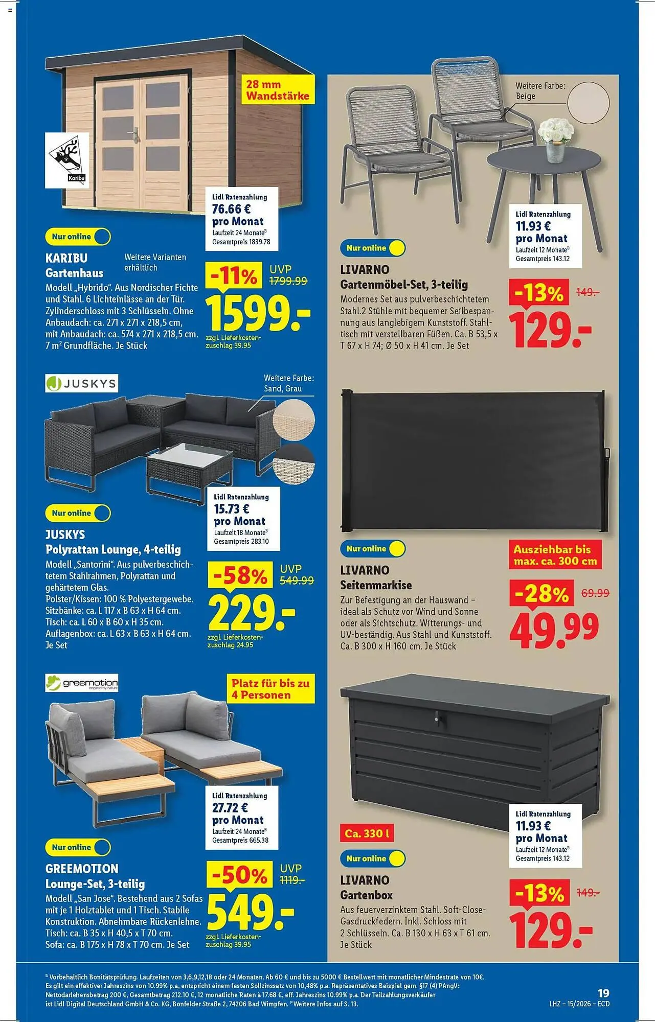 Lidl Prospekt von 7. April bis 11. April 2026 - Prospekt seite 15