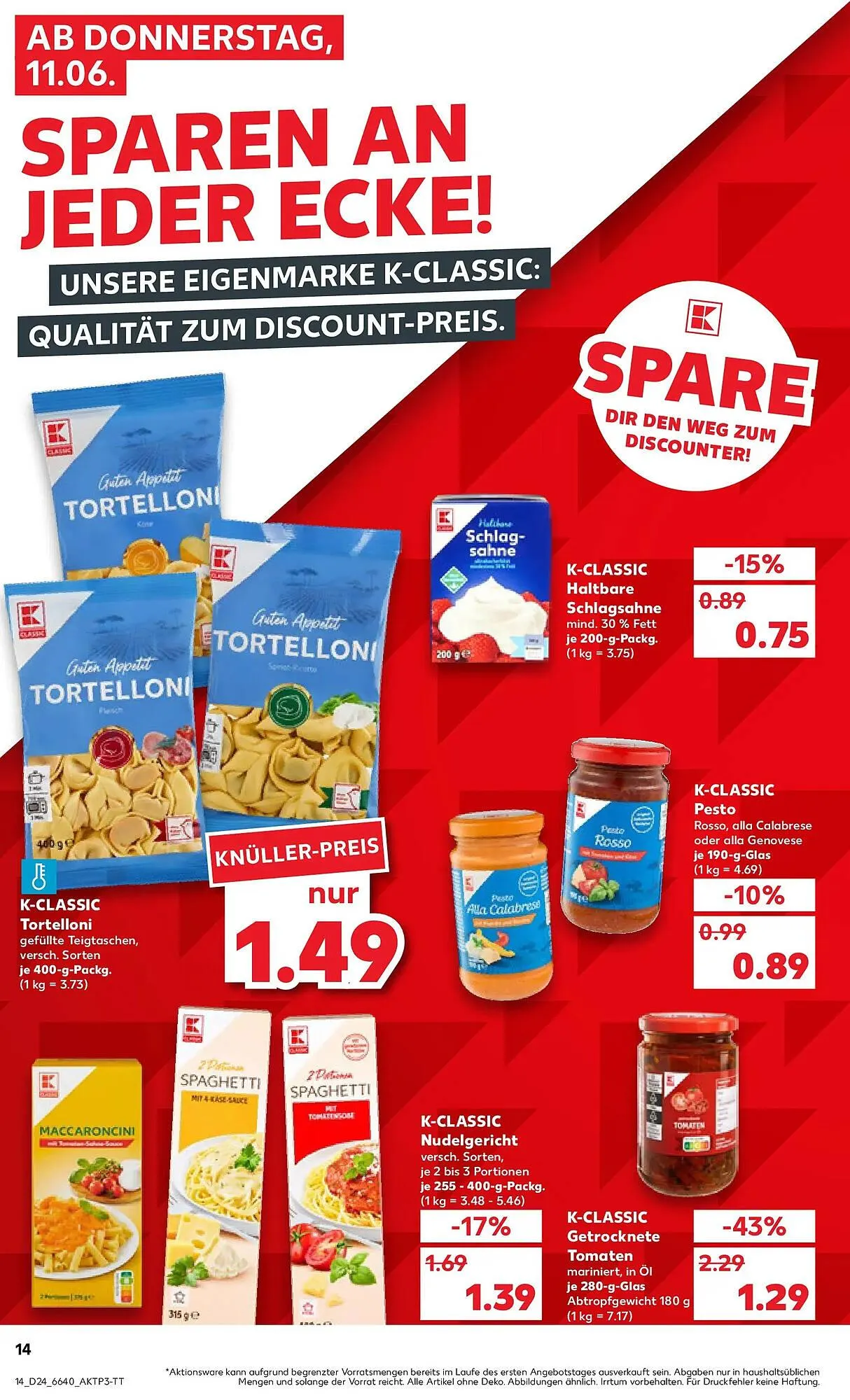 Kaufland Prospekt von 11. Juni bis 17. Juni 2026 - Prospekt seite 14