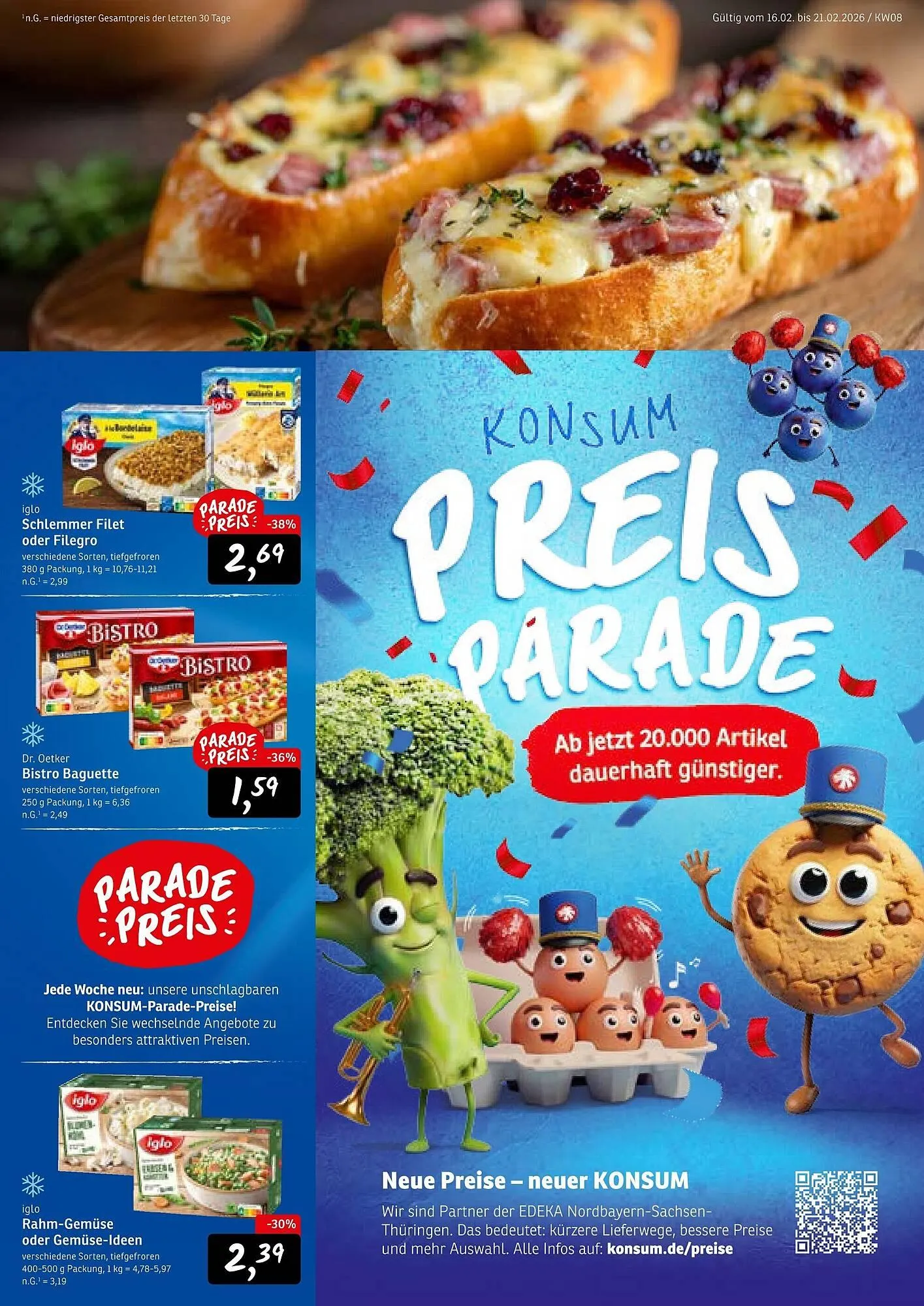 KONSUM Prospekt von 16. Februar bis 21. Februar 2026 - Prospekt seite 3