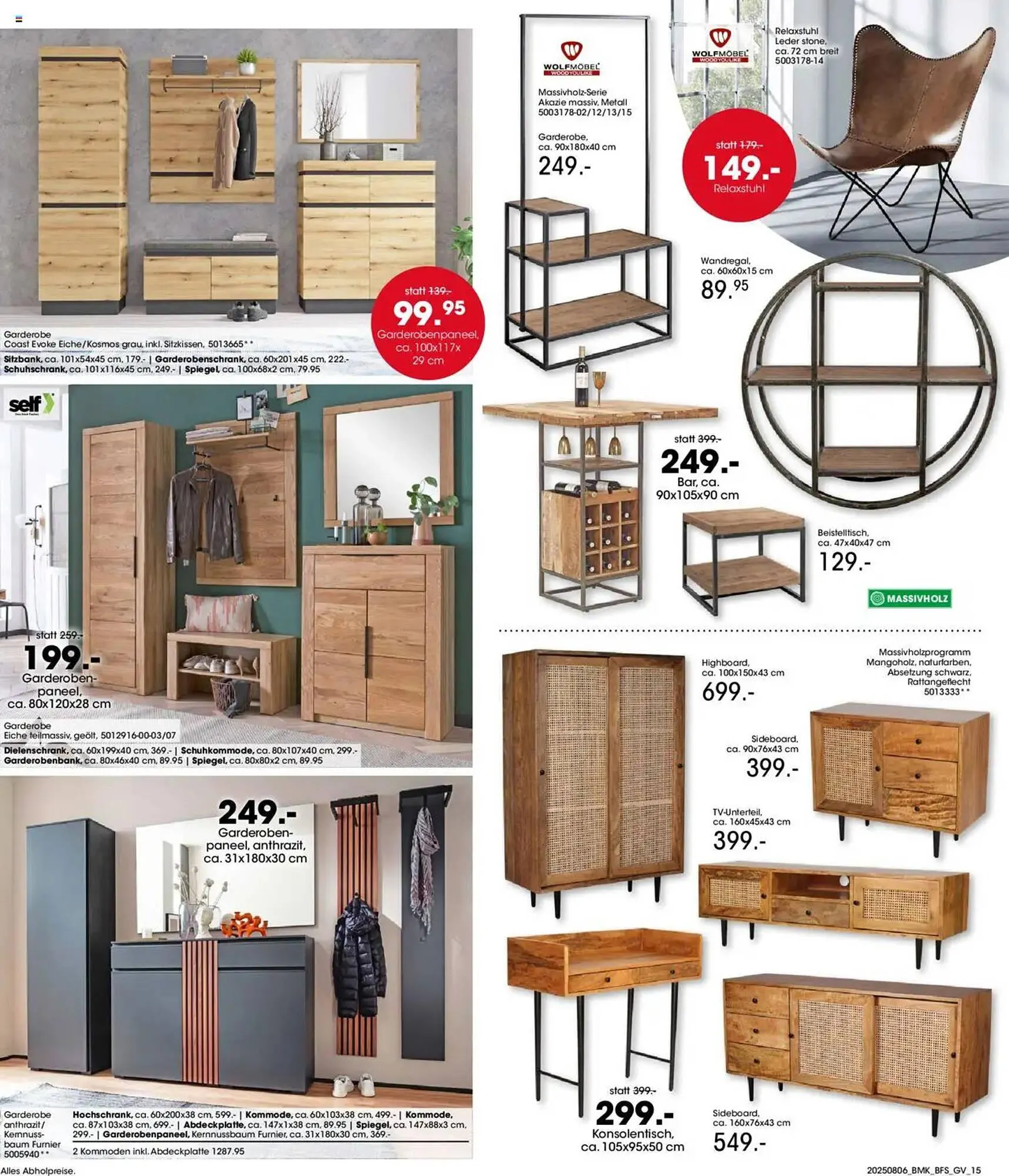 Möbel Martin Prospekt von 6. August bis 19. August 2025 - Prospekt seite 15