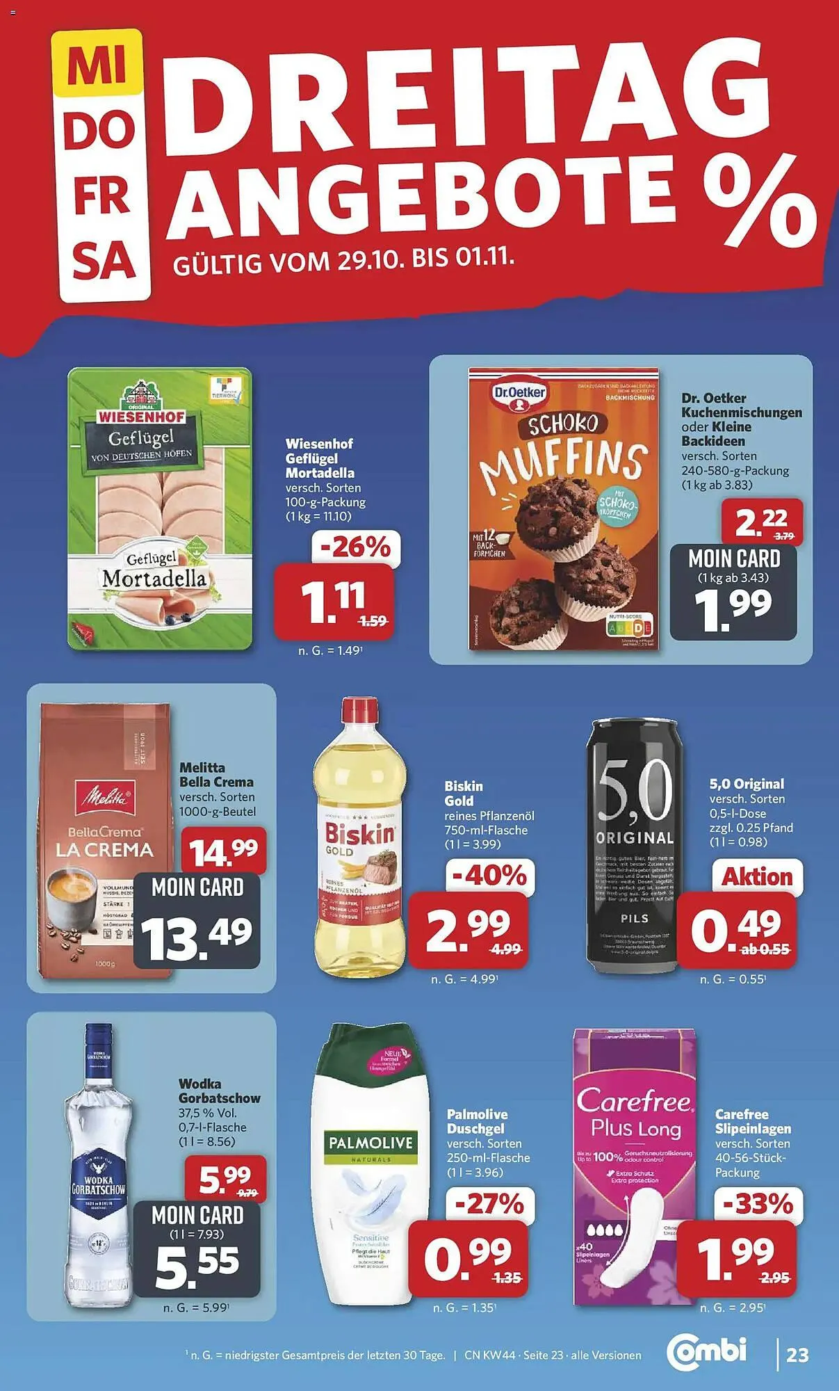 Combi Prospekt von 27. Oktober bis 1. November 2025 - Prospekt seite 25