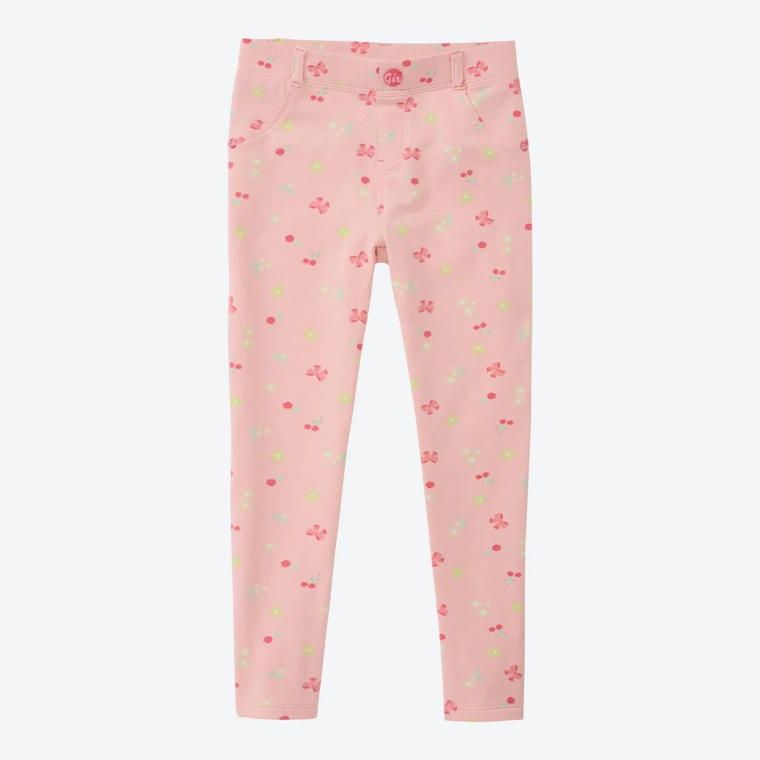 Kinder-Mädchen-Sweatleggings mit Allover-Print