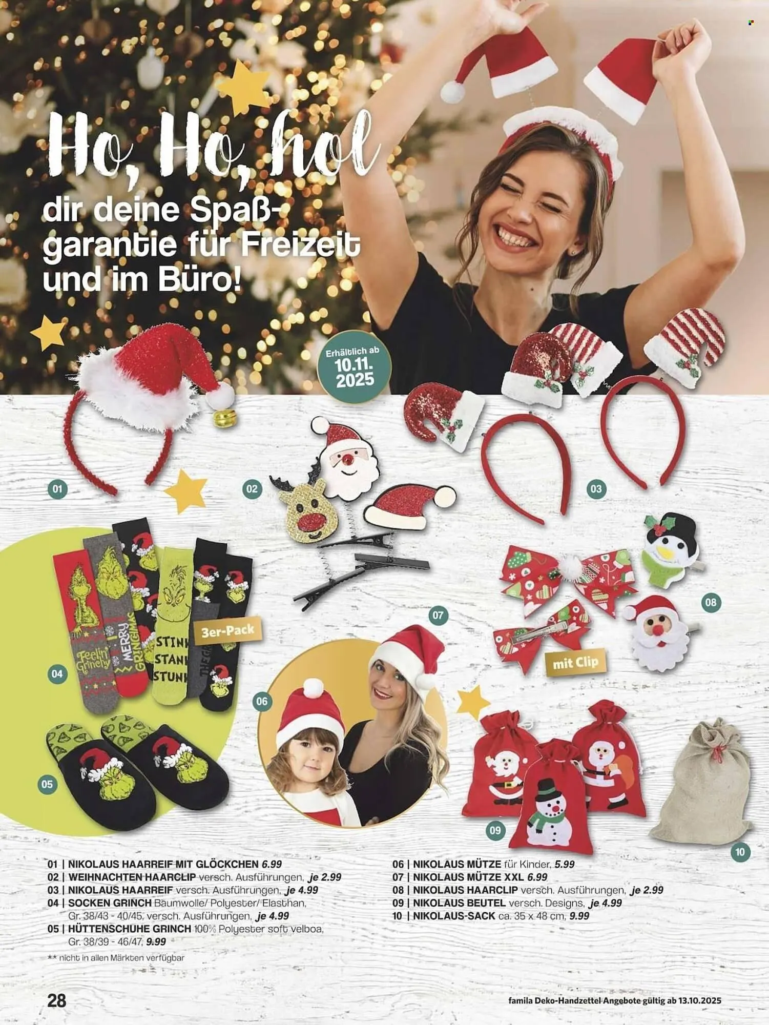 Famila Nord Ost Prospekt von 13. Oktober bis 31. Dezember 2025 - Prospekt seite 28