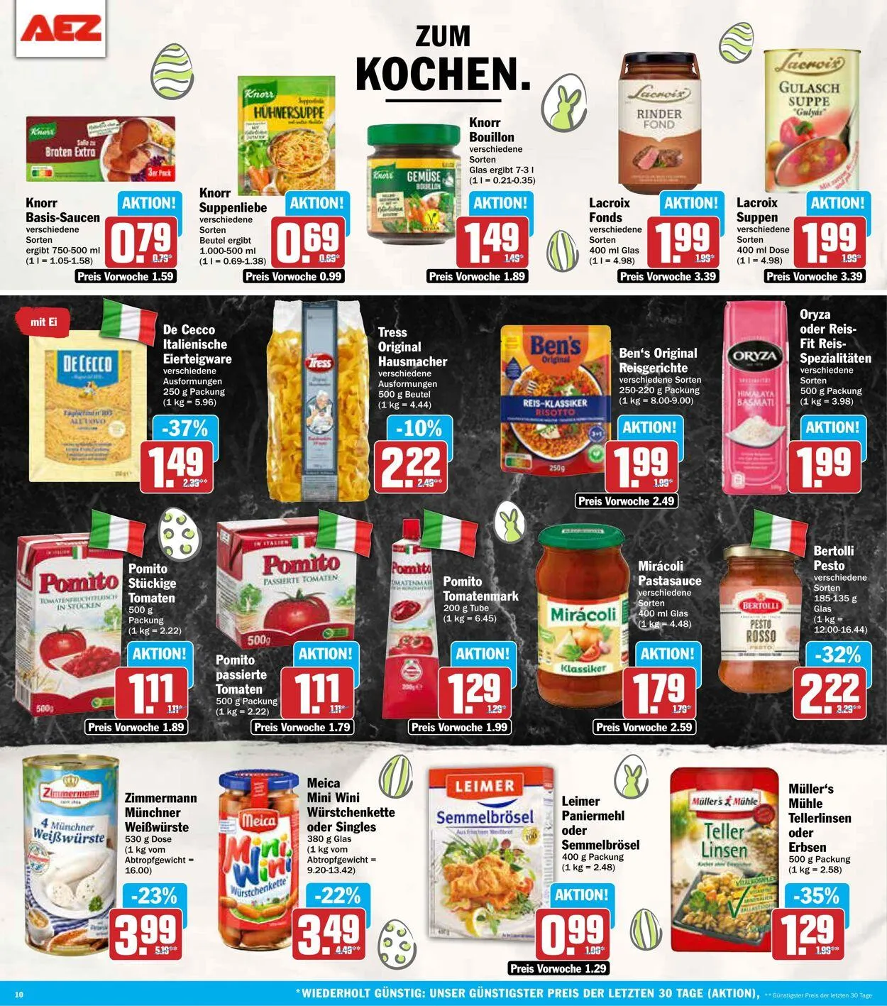 AEZ Aktueller Prospekt von 7. April bis 12. April 2025 - Prospekt seite 10