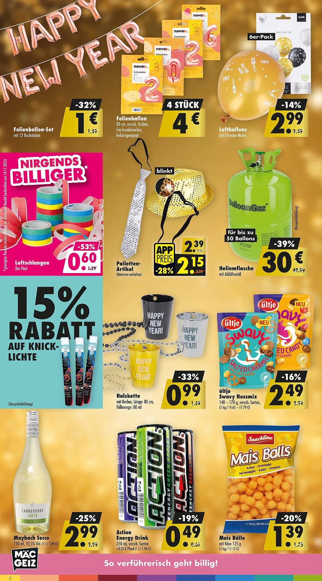 Mäc Geiz Prospekt von 15. Dezember bis 4. Januar 2026 - Prospekt seite 6