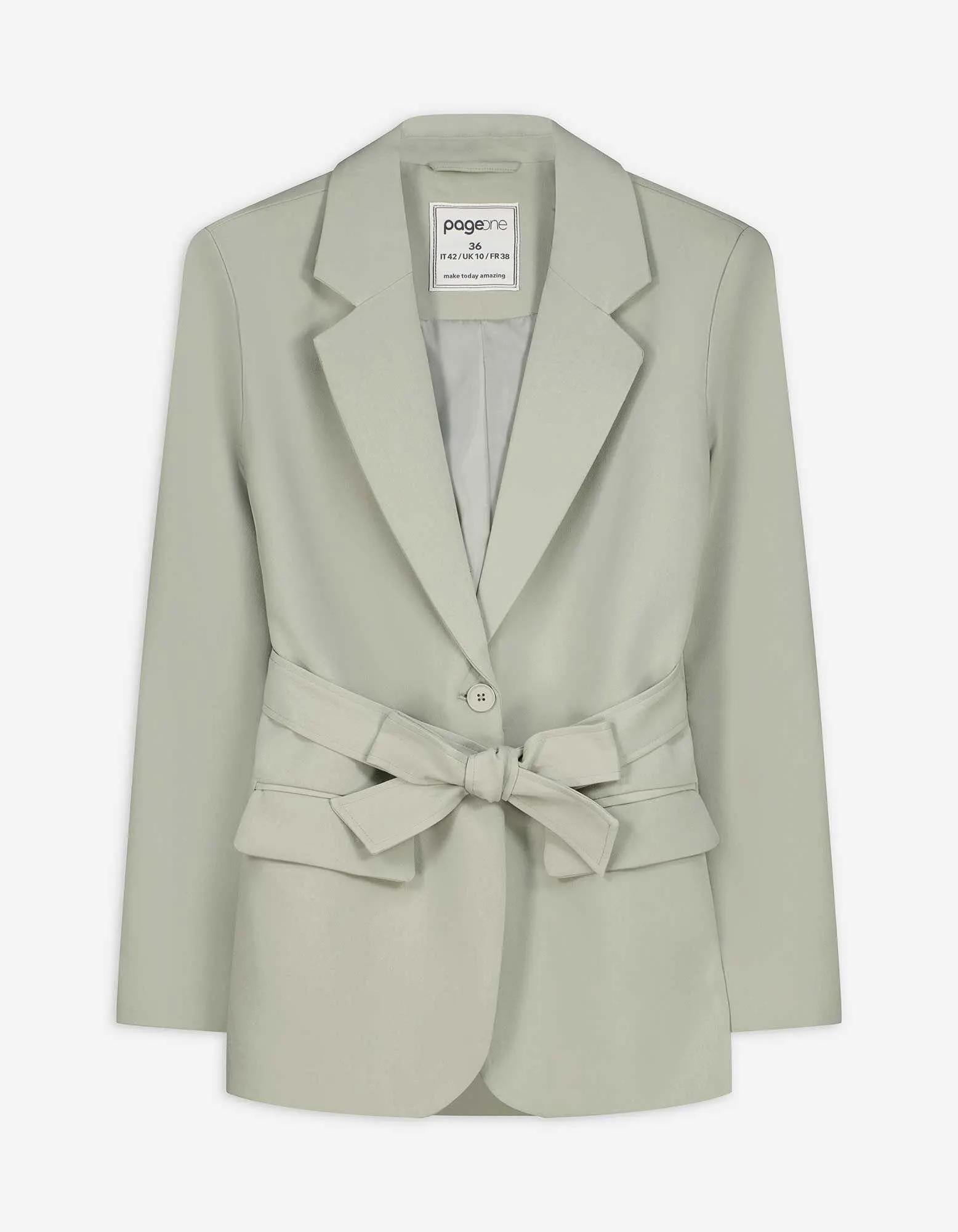 Blazer - einfarbig - dunkelgrün