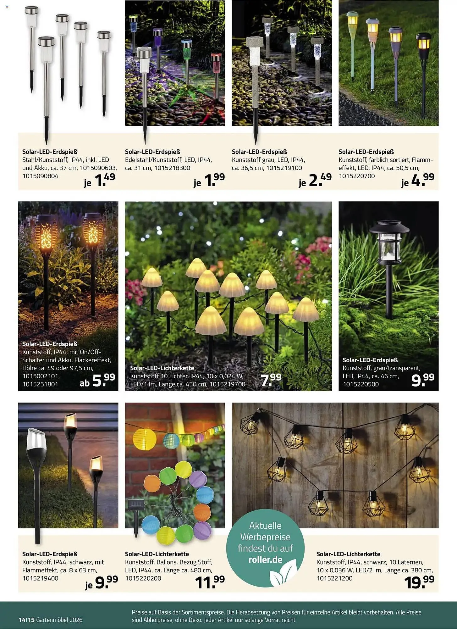 ROLLER Prospekt von 23. Februar bis 26. September 2026 - Prospekt seite 14