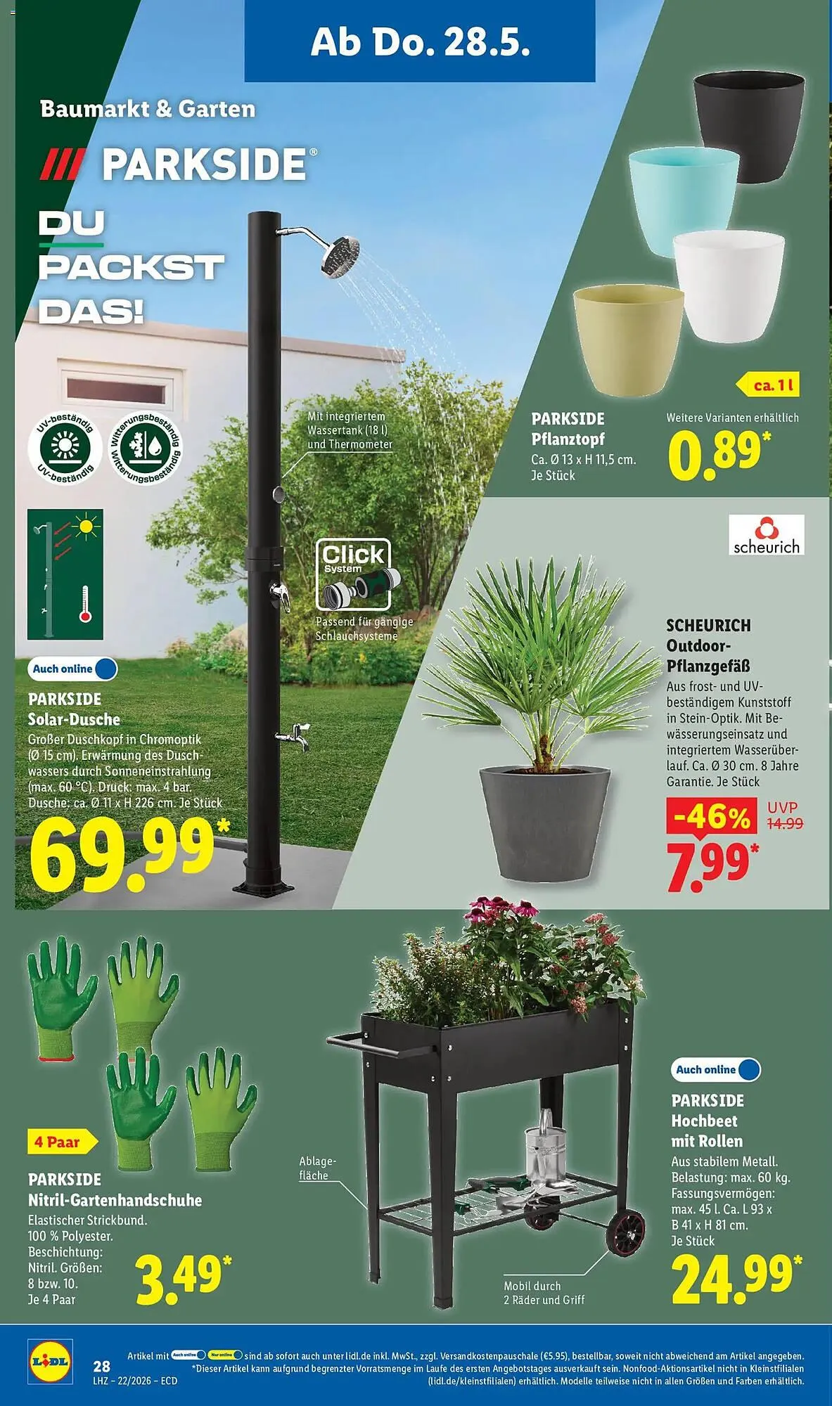 Lidl Prospekt von 26. Mai bis 30. Mai 2026 - Prospekt seite 22