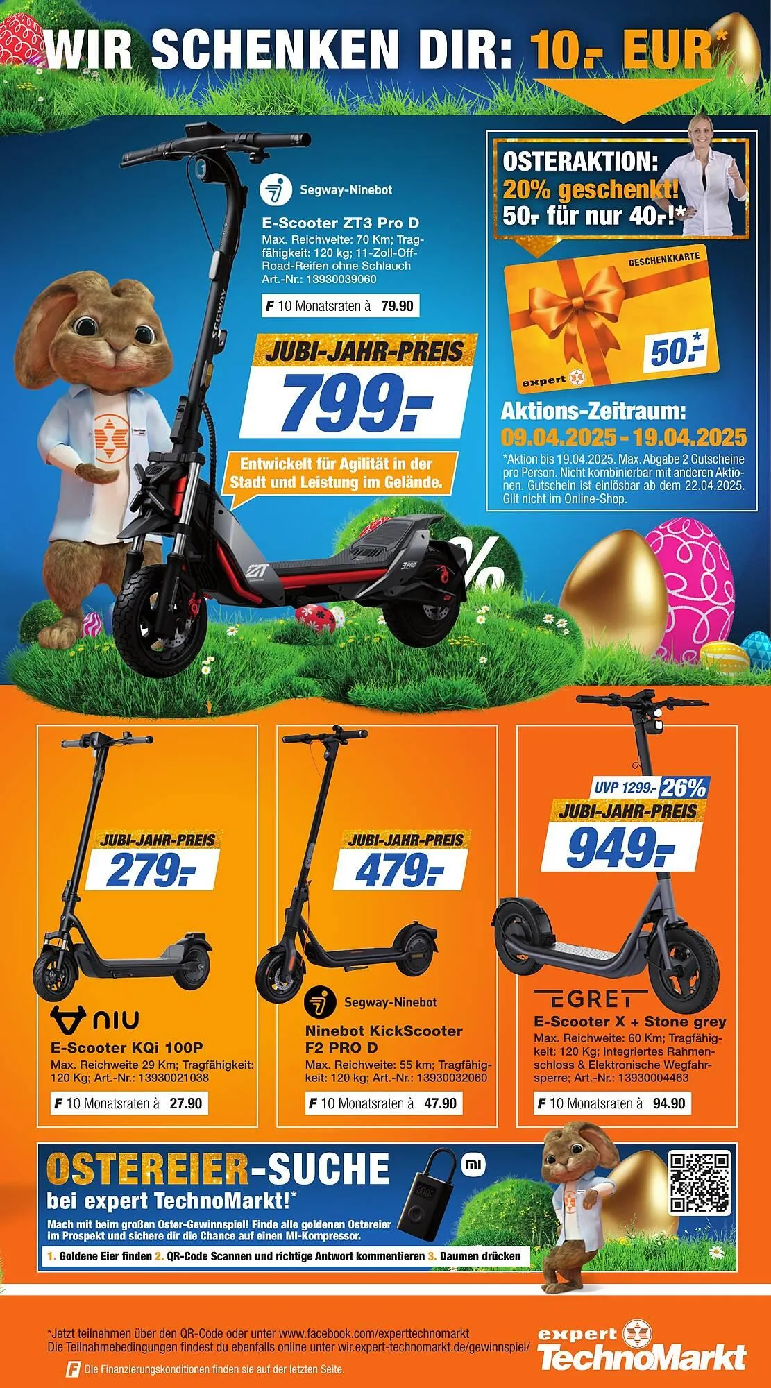 Expert Technomarkt Prospekt von 9. April bis 19. April 2025 - Prospekt seite 3