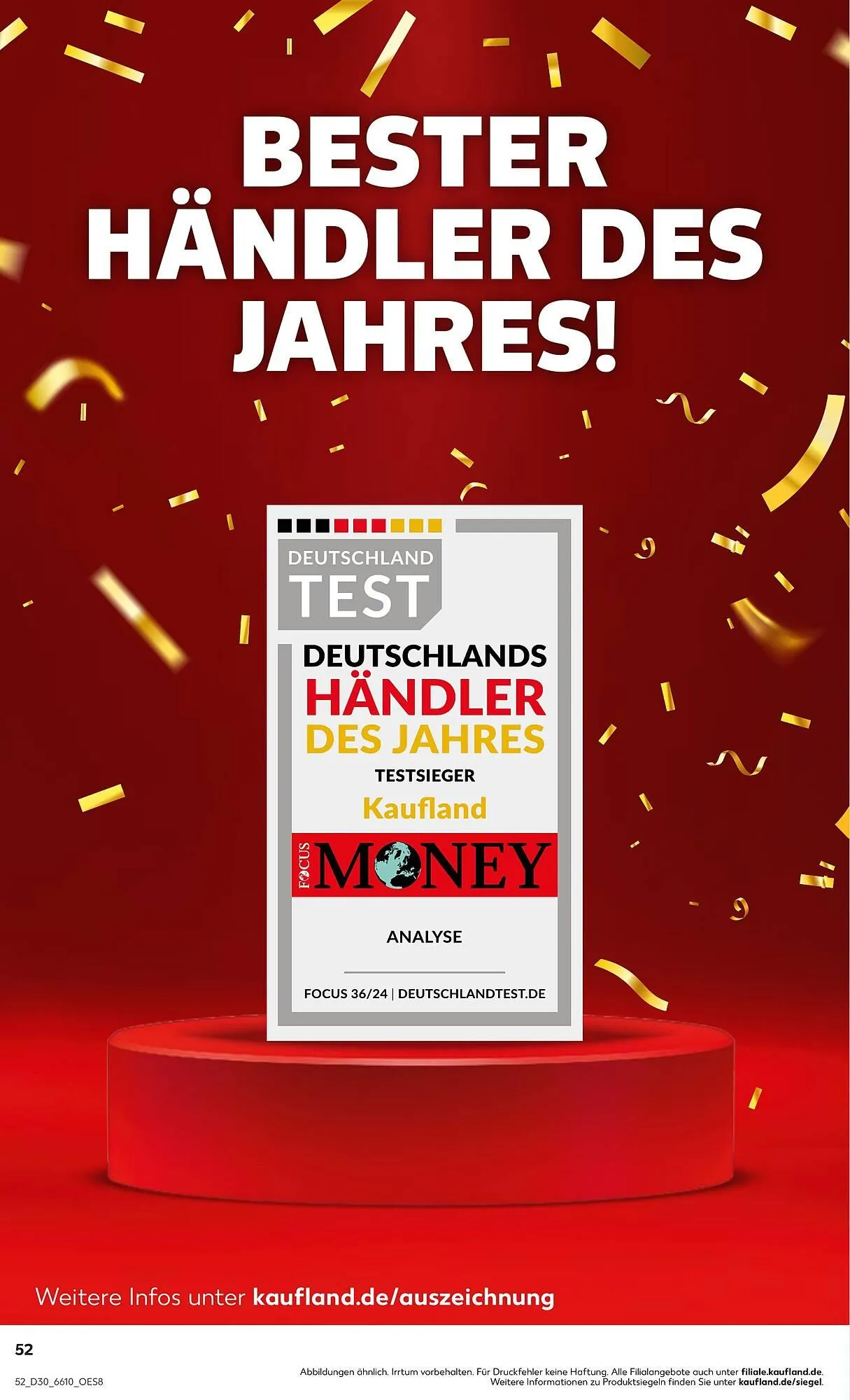 Kaufland Prospekt von 24. Juli bis 30. Juli 2025 - Prospekt seite 52