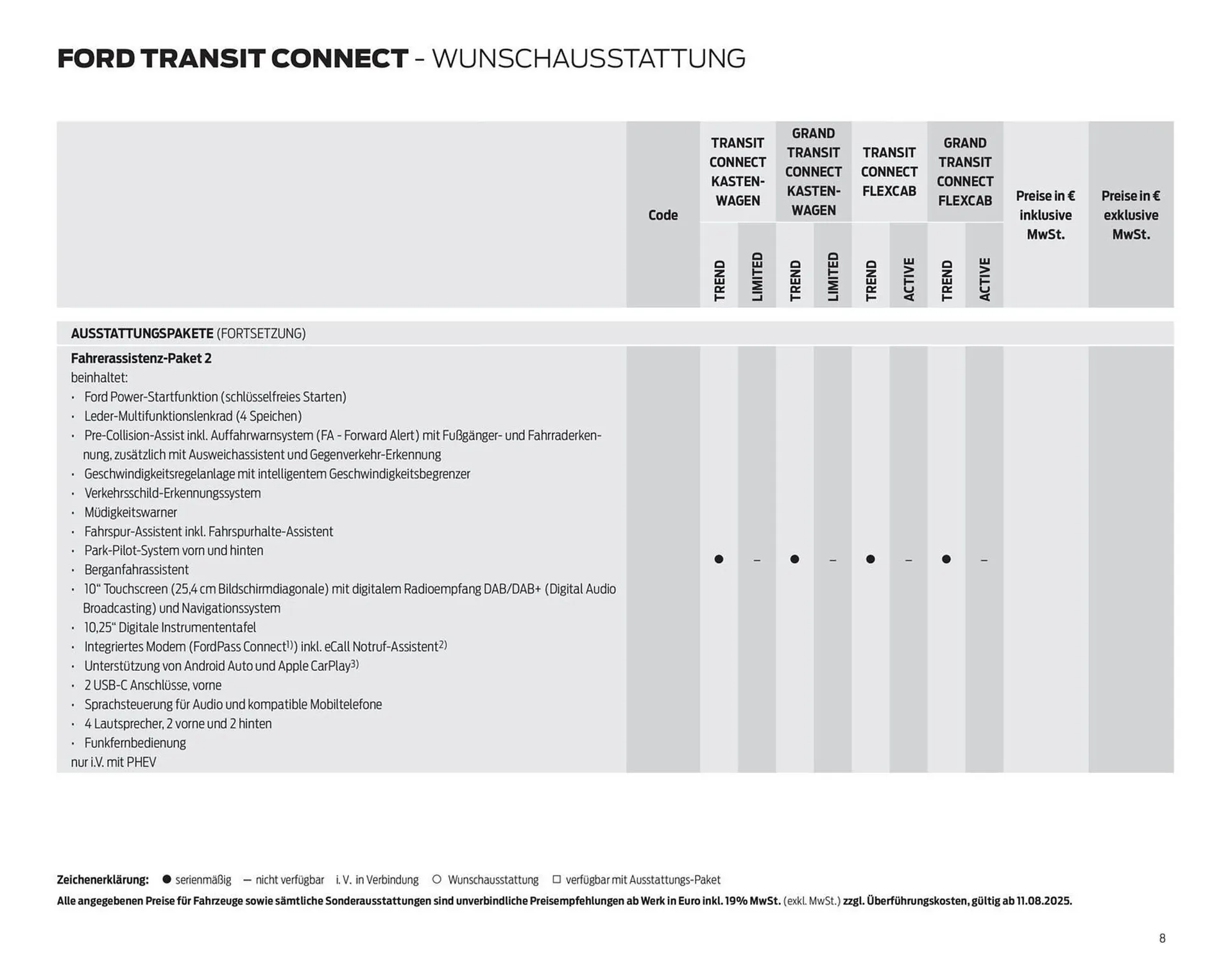 Ford Prospekt von 15. Oktober bis 29. Oktober 2025 - Prospekt seite 8