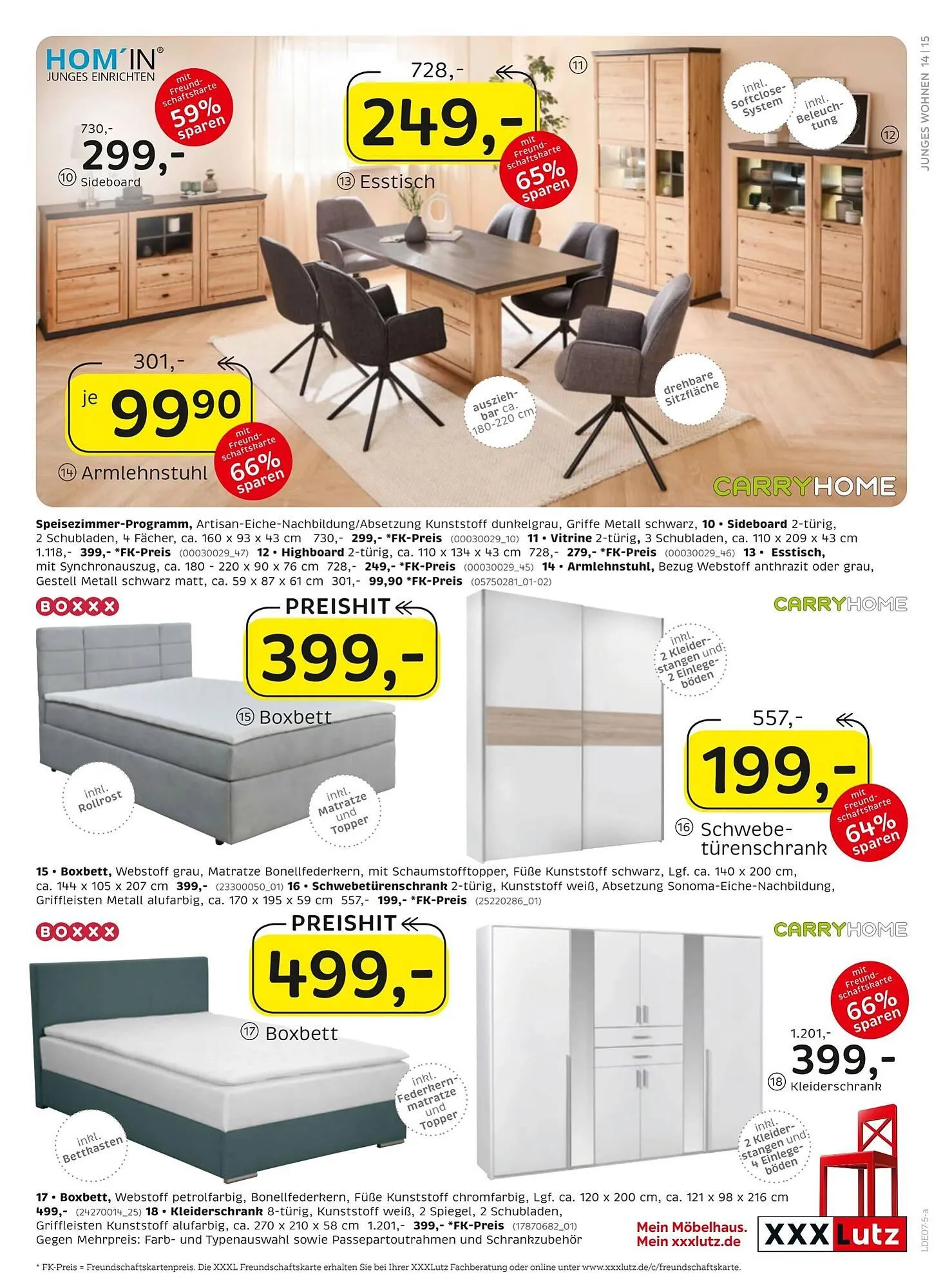 XXXLutz Prospekt von 23. Juni bis 30. Juni 2025 - Prospekt seite 15