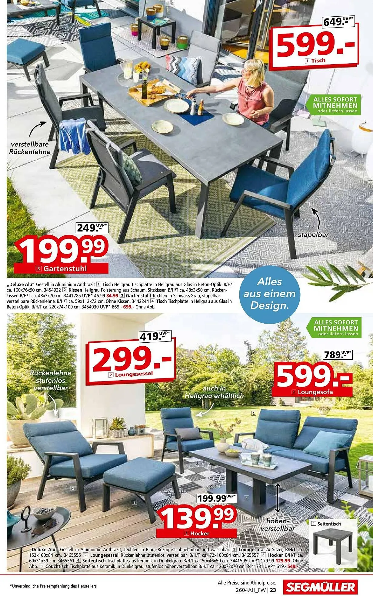 Segmüller Prospekt von 11. April bis 2. Mai 2026 - Prospekt seite 23