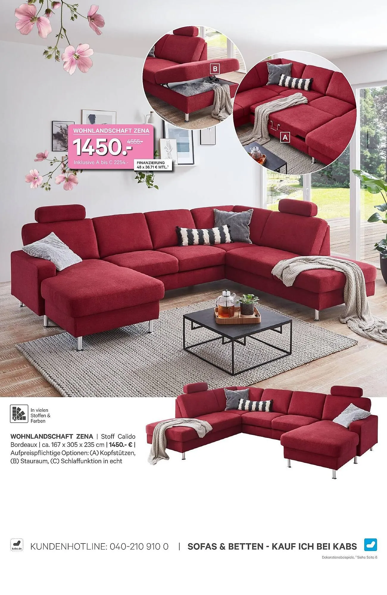 Kabs Polsterwelt Prospekt von 26. März bis 29. April 2026 - Prospekt seite 47