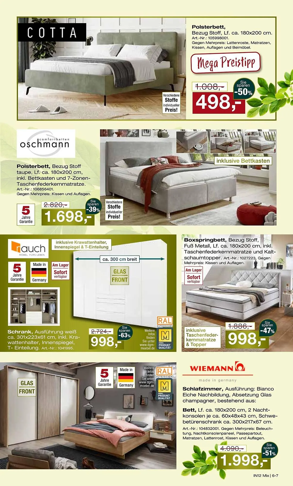 Möbel Inhofer Prospekt von 26. April bis 3. Mai 2025 - Prospekt seite 7