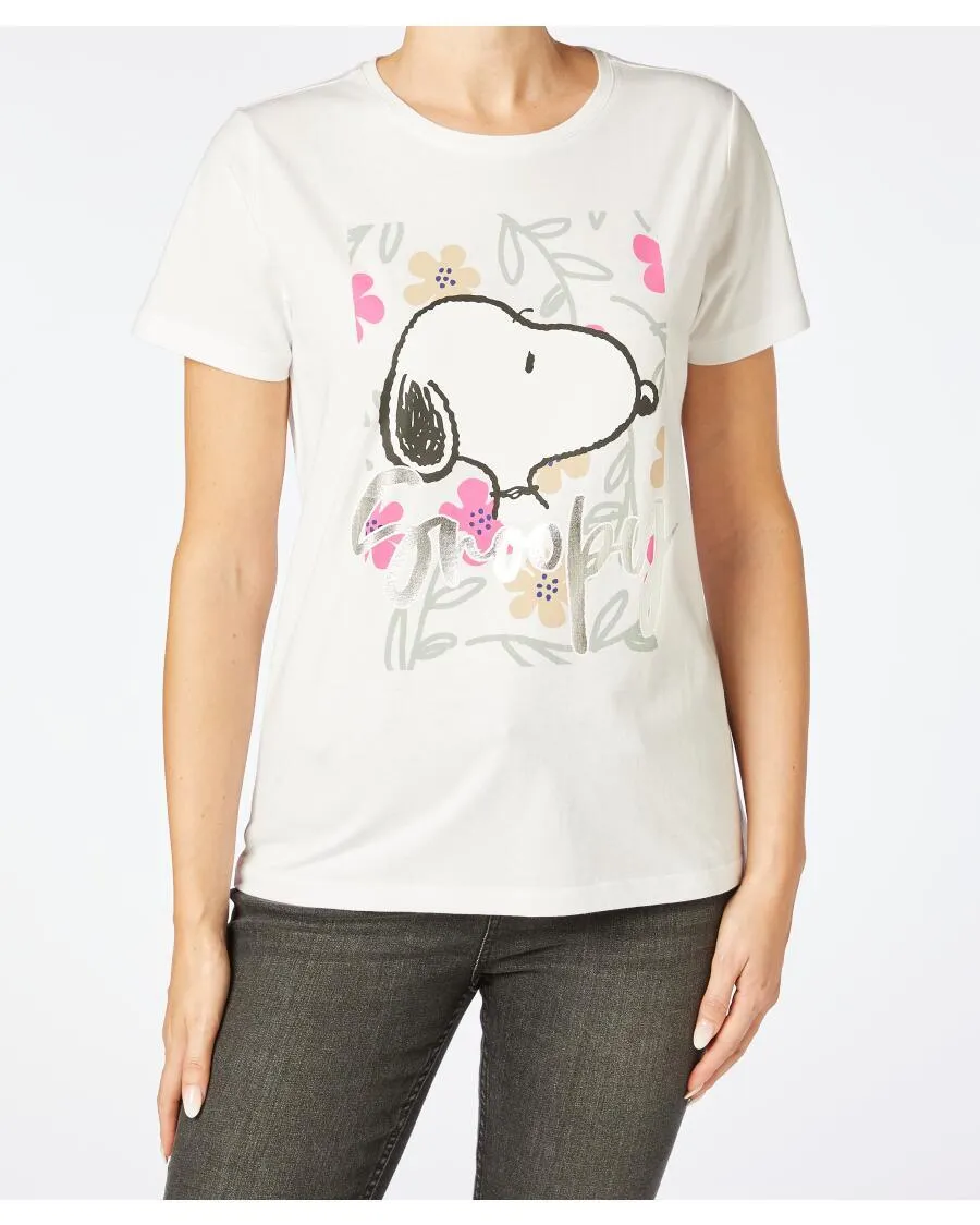 Snoopy T-Shirt Rundhalsausschnitt