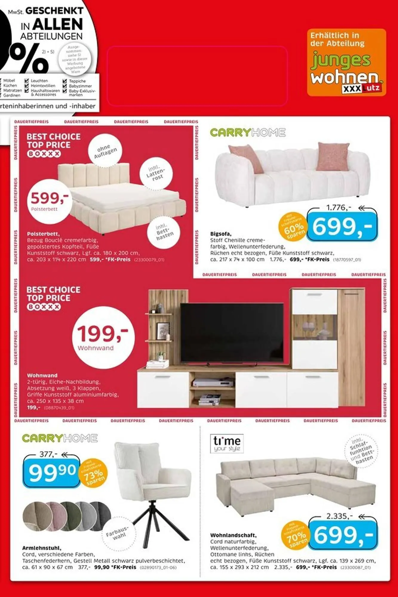 XXXLutz Prospekt von 16. März bis 22. März 2026 - Prospekt seite 7