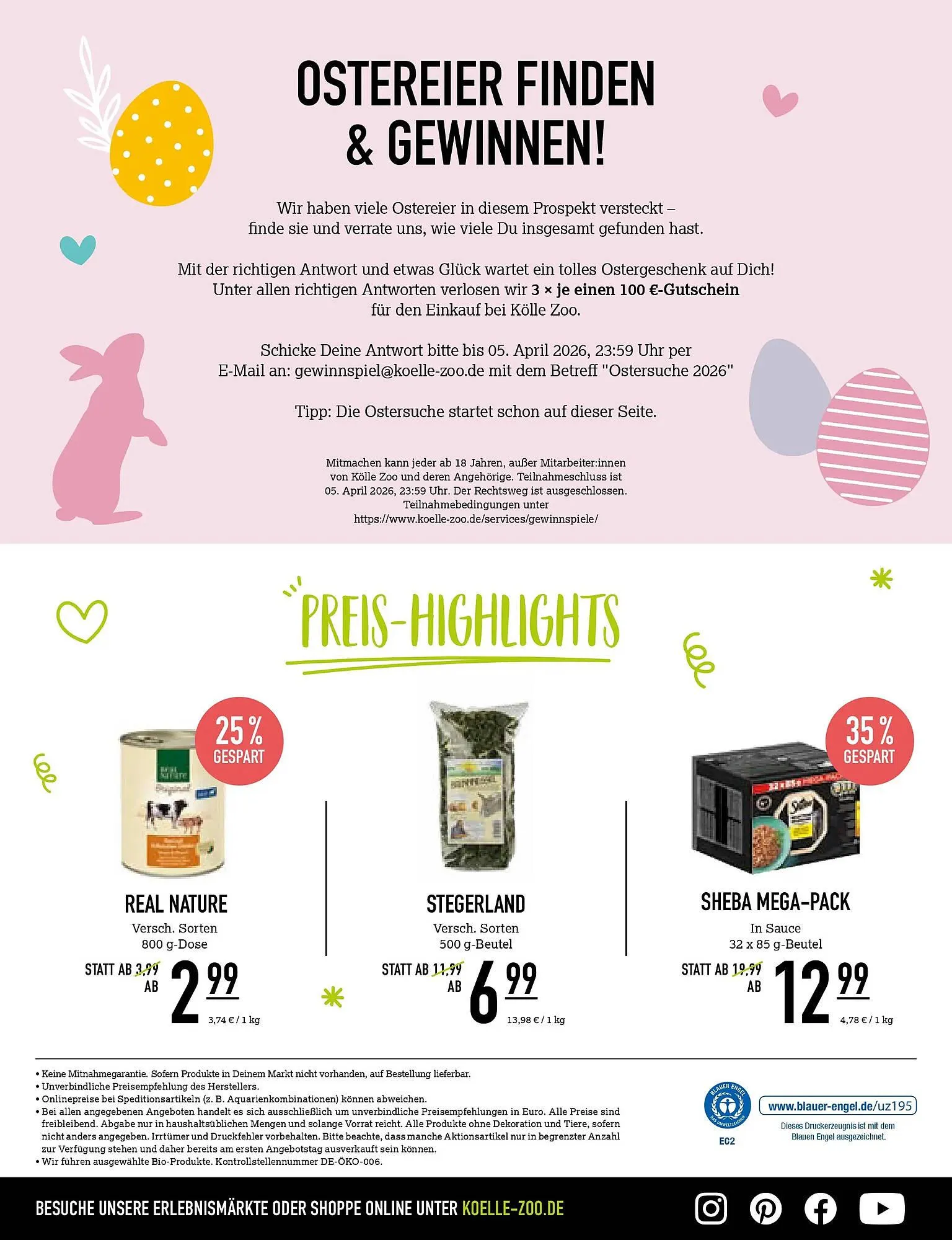 Kölle Zoo Prospekt von 25. März bis 2. April 2026 - Prospekt seite 20