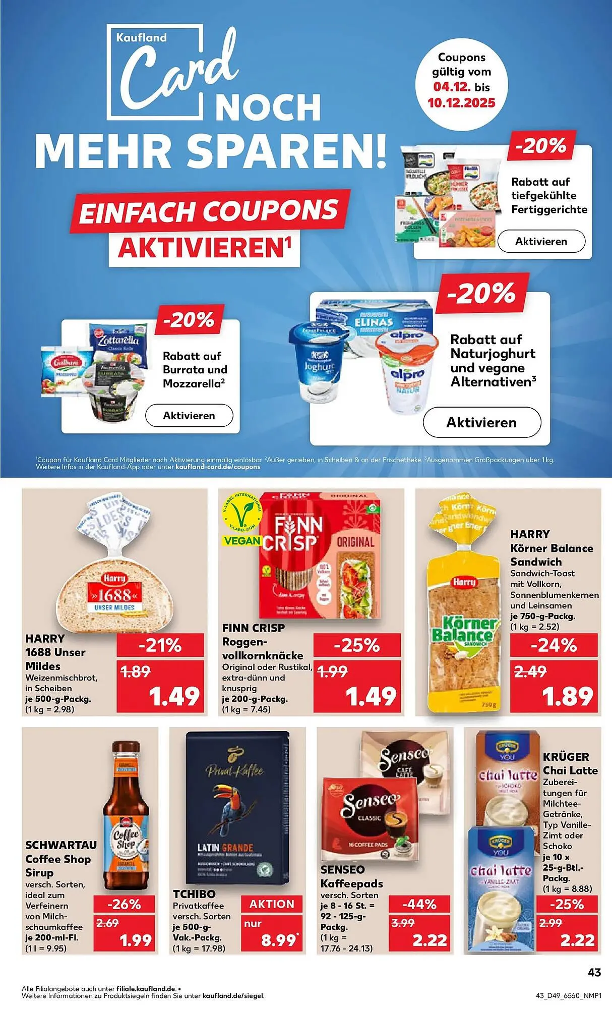 Kaufland Prospekt von 7. Dezember bis 10. Dezember 2025 - Prospekt seite 43