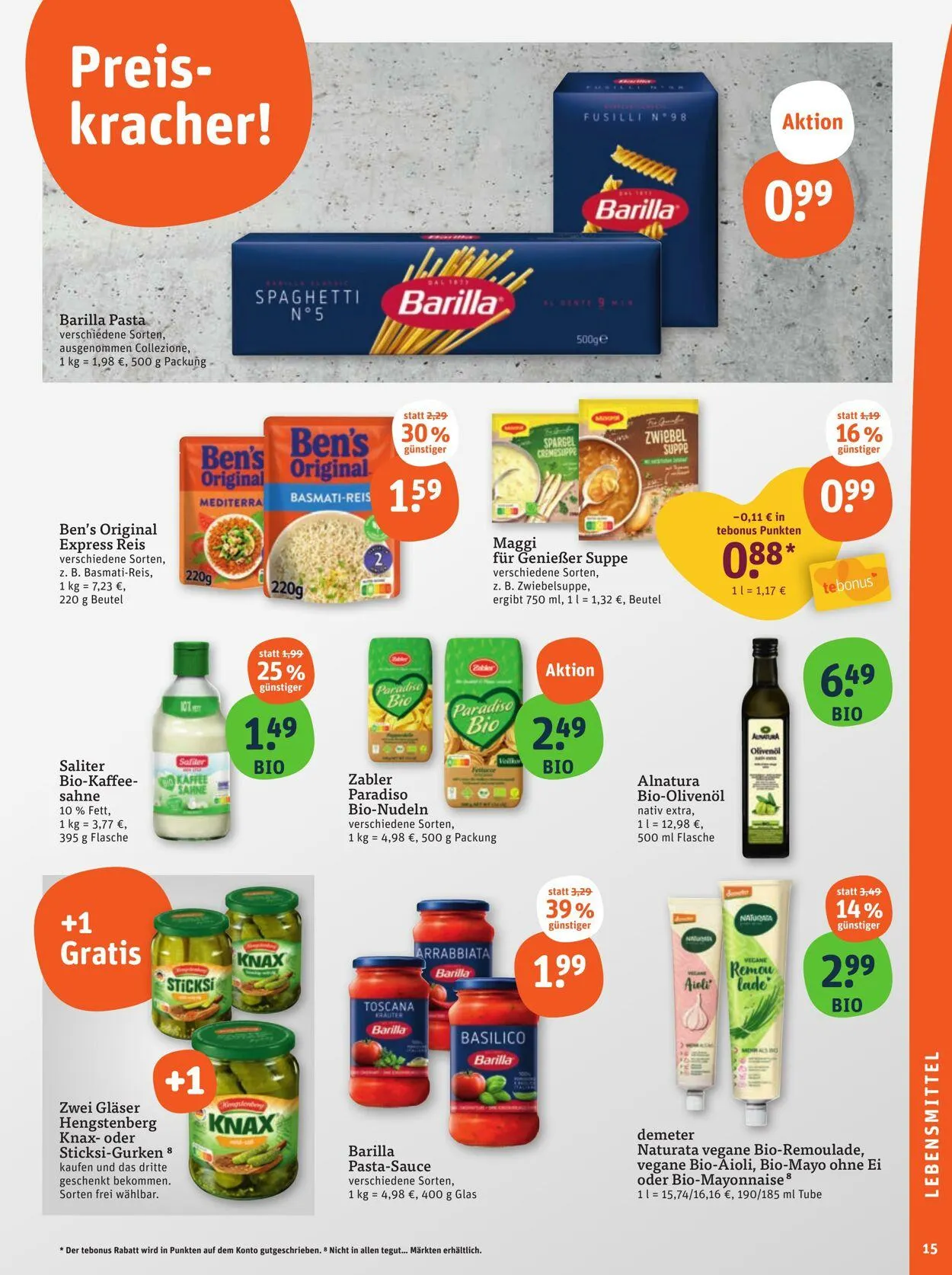 Tegut Aktueller Prospekt von 14. Juli bis 20. Juli 2025 - Prospekt seite 17