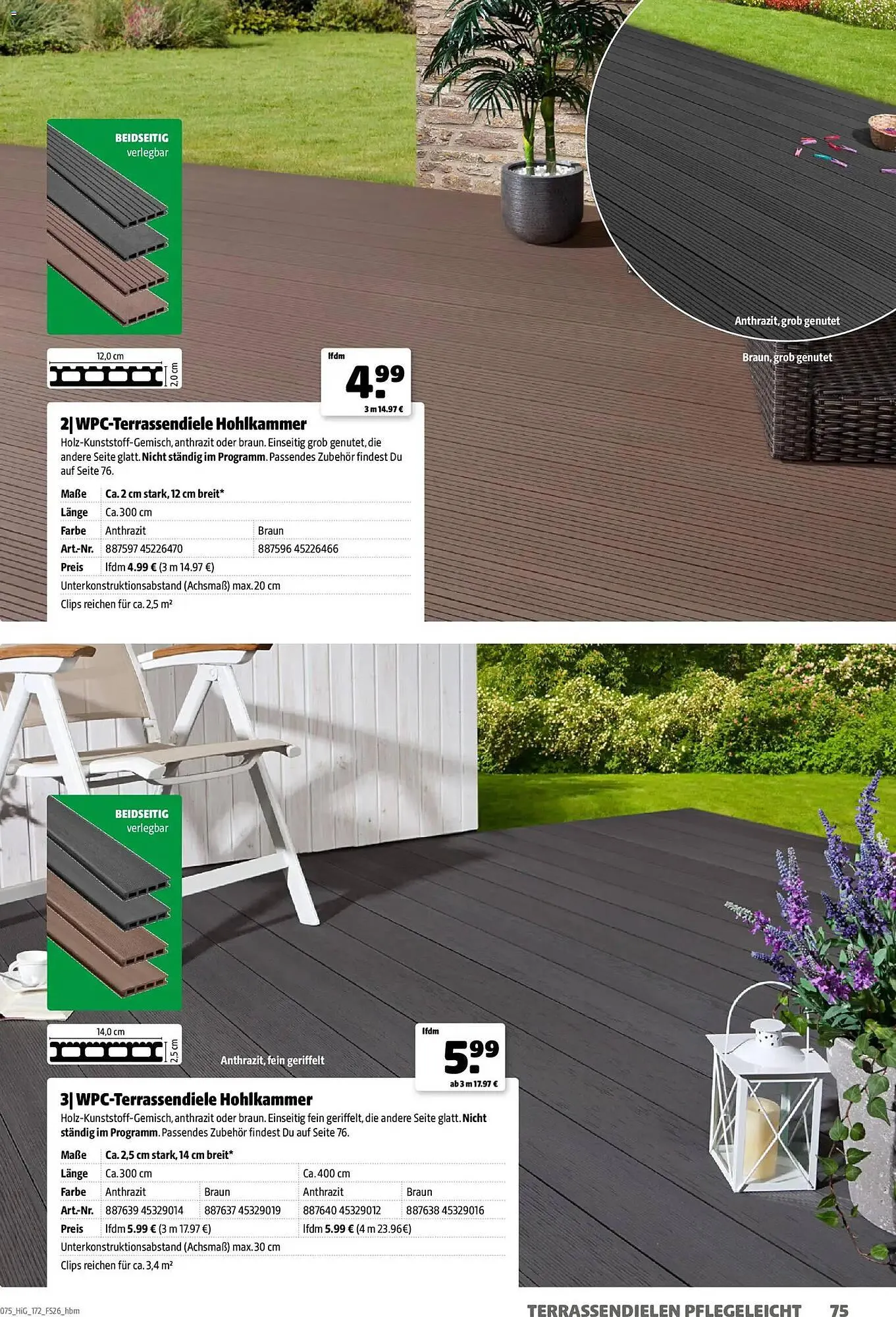 Hagebau Prospekt von 2. März bis 31. Dezember 2026 - Prospekt seite 75