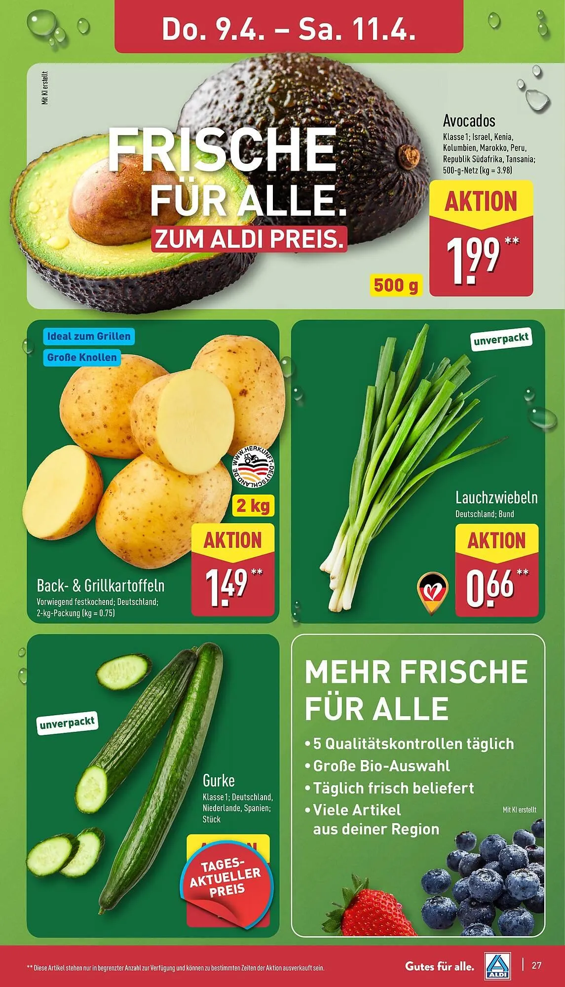 Aldi Nord Prospekt von 7. April bis 11. April 2026 - Prospekt seite 27