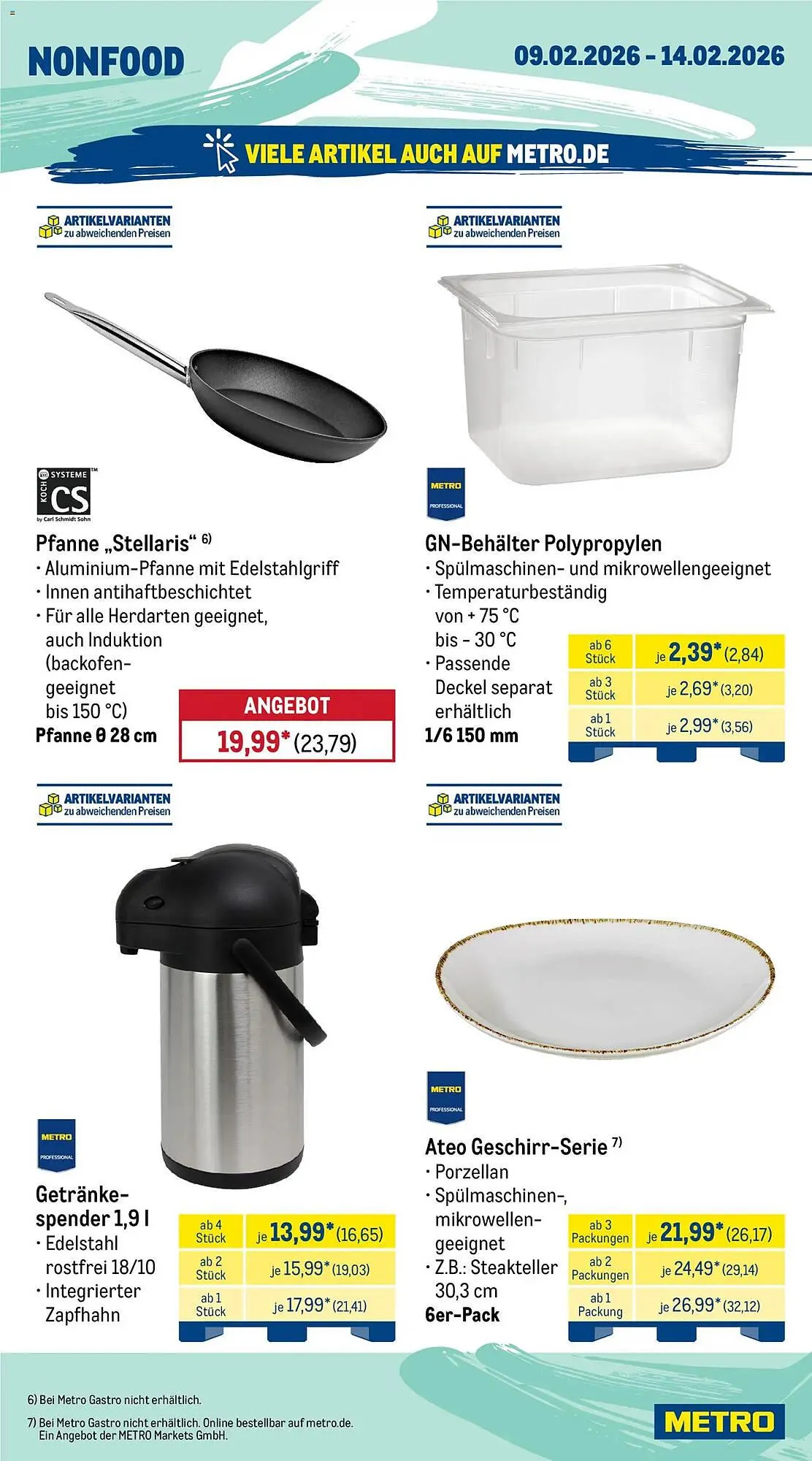 METRO Prospekt von 9. Februar bis 14. Februar 2026 - Prospekt seite 21