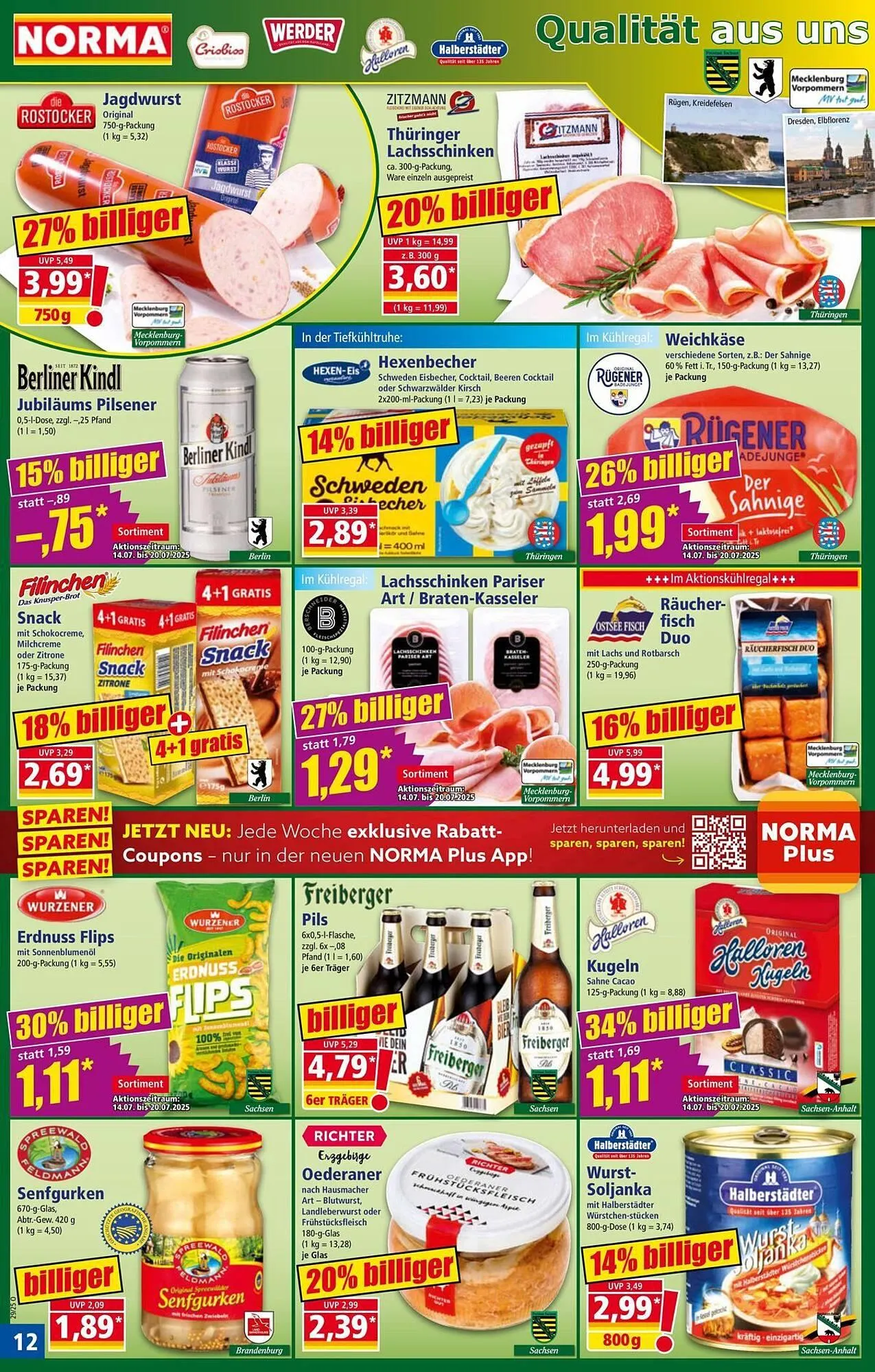 Norma Prospekt von 14. Juli bis 20. Juli 2025 - Prospekt seite 12