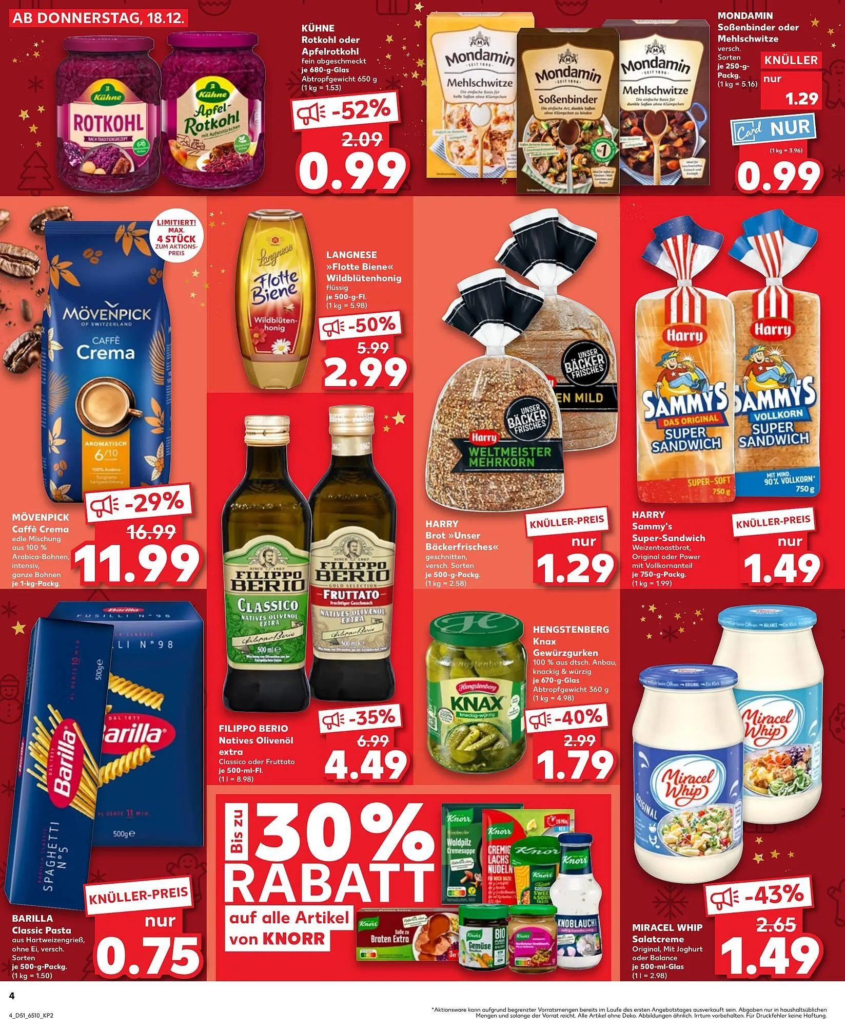 Kaufland Prospekt von 18. Dezember bis 24. Dezember 2025 - Prospekt seite 4
