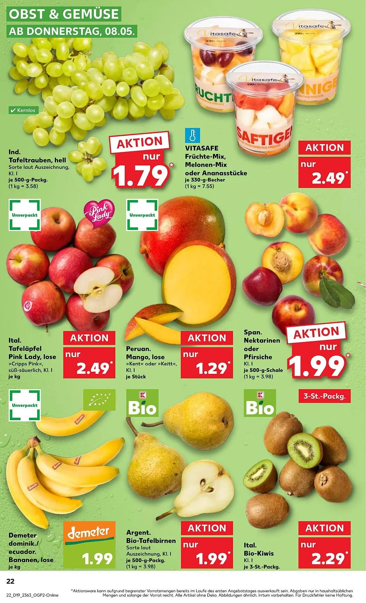 Kaufland Prospekt von 8. Mai bis 14. Mai 2025 - Prospekt seite 22