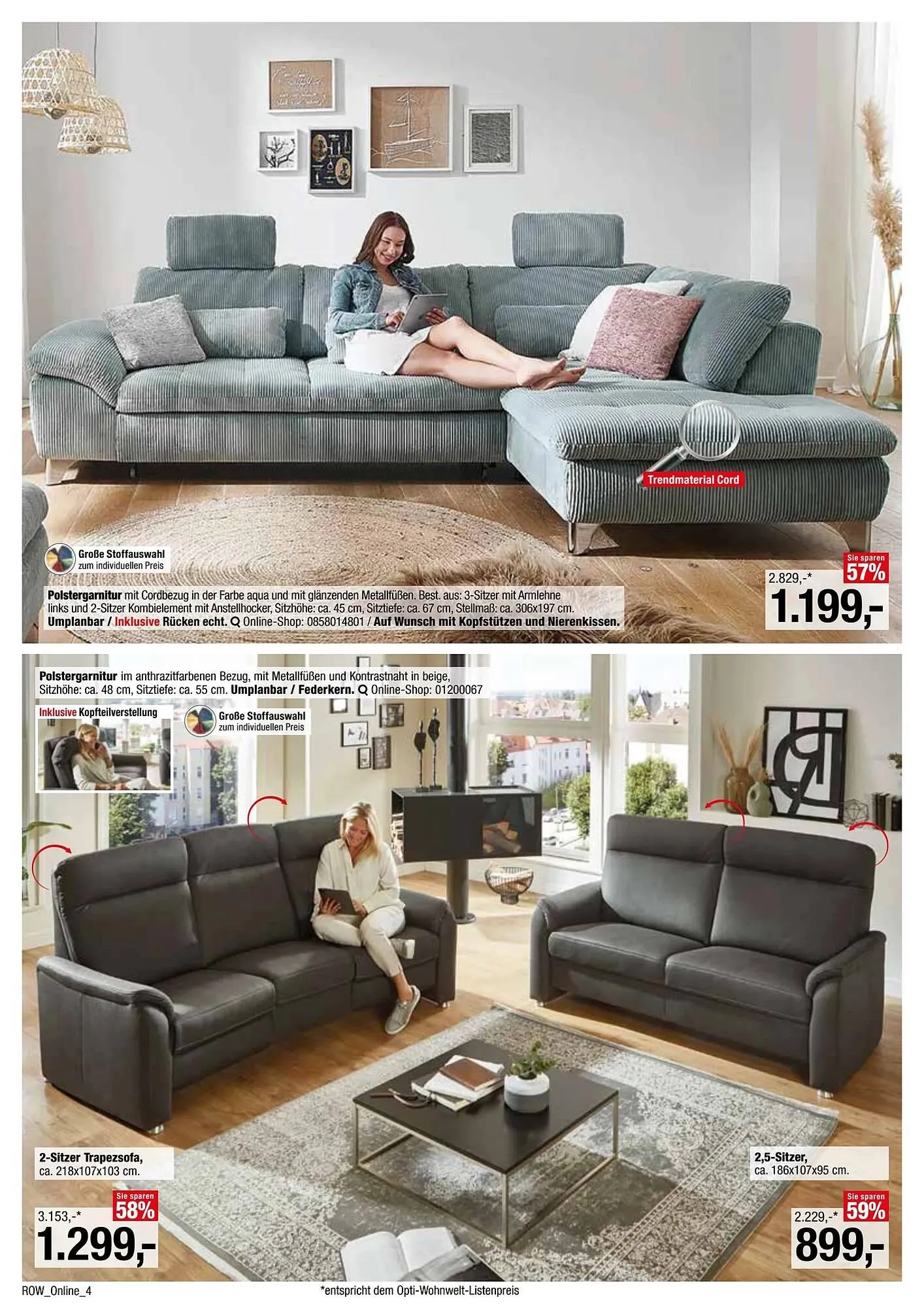 Opti Wohnwelt Prospekt von 23. März bis 27. März 2025 - Prospekt seite 4