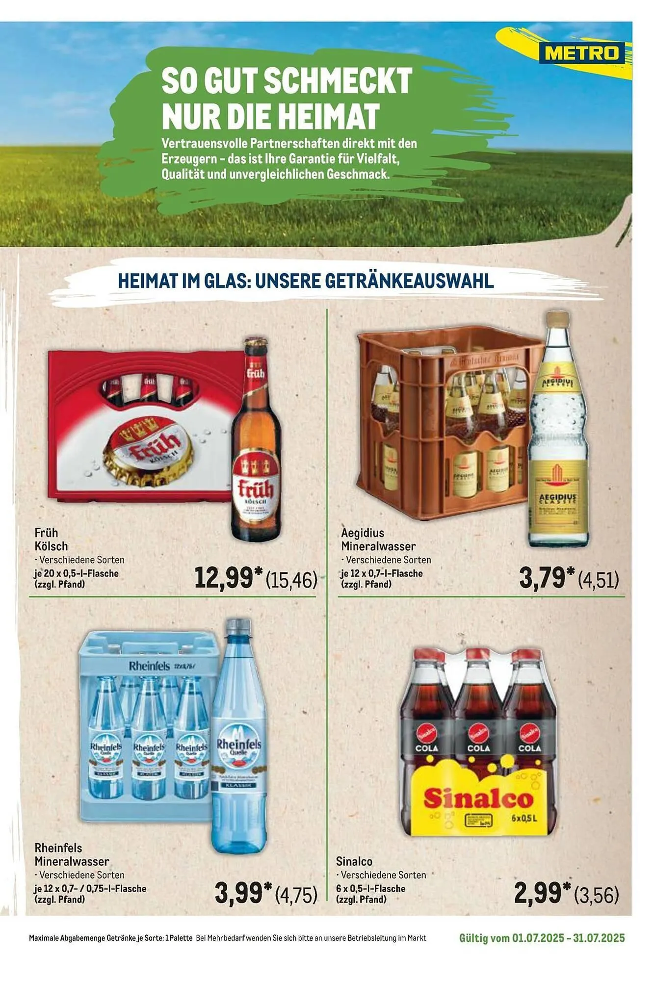 METRO Prospekt von 1. Juli bis 31. Juli 2025 - Prospekt seite 49