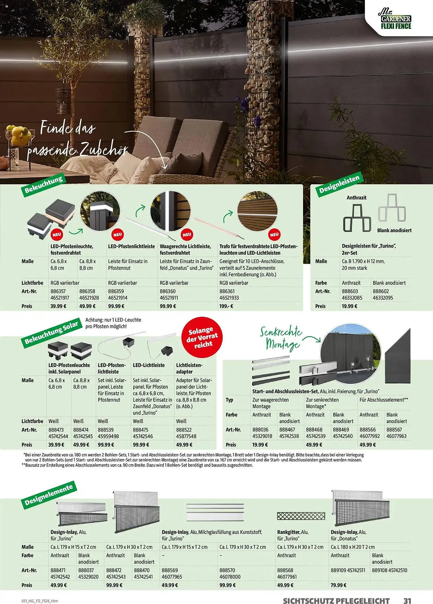 Hagebau Prospekt von 2. März bis 31. Dezember 2026 - Prospekt seite 31