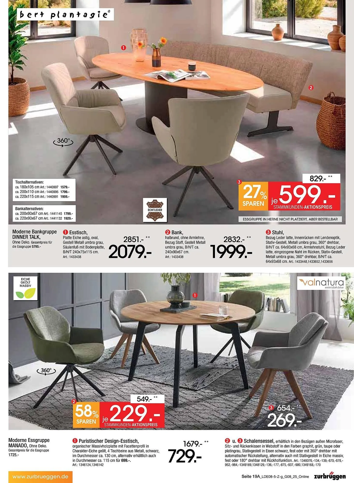 Zurbrüggen Prospekt von 2. August bis 23. August 2025 - Prospekt seite 21