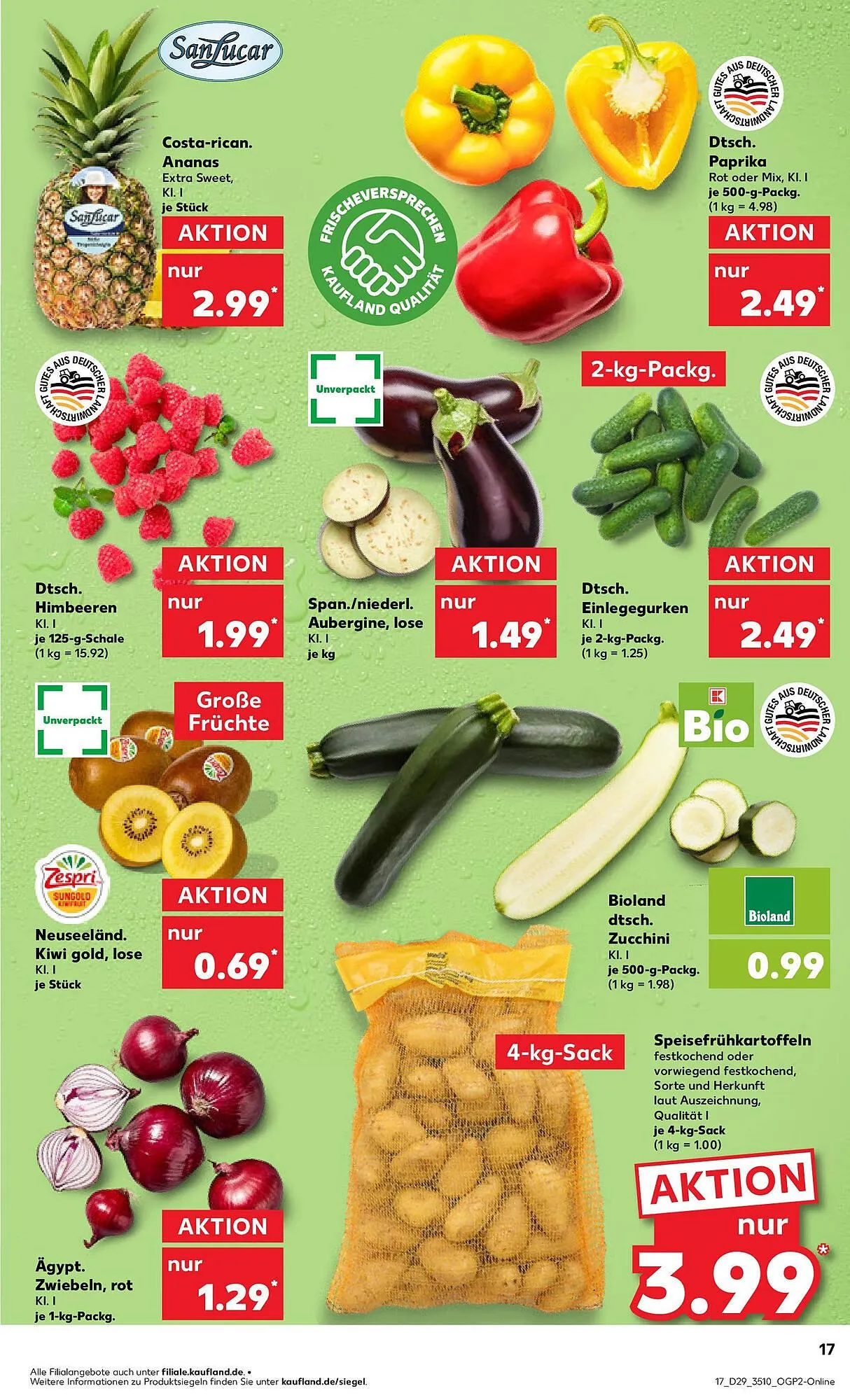 Kaufland Regio Prospekt von 16. Juli bis 23. Juli 2025 - Prospekt seite 17