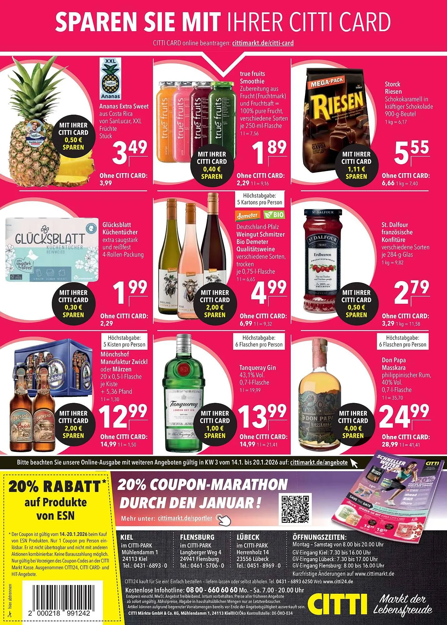 CITTI Markt Prospekt von 14. Januar bis 20. Januar 2026 - Prospekt seite 18