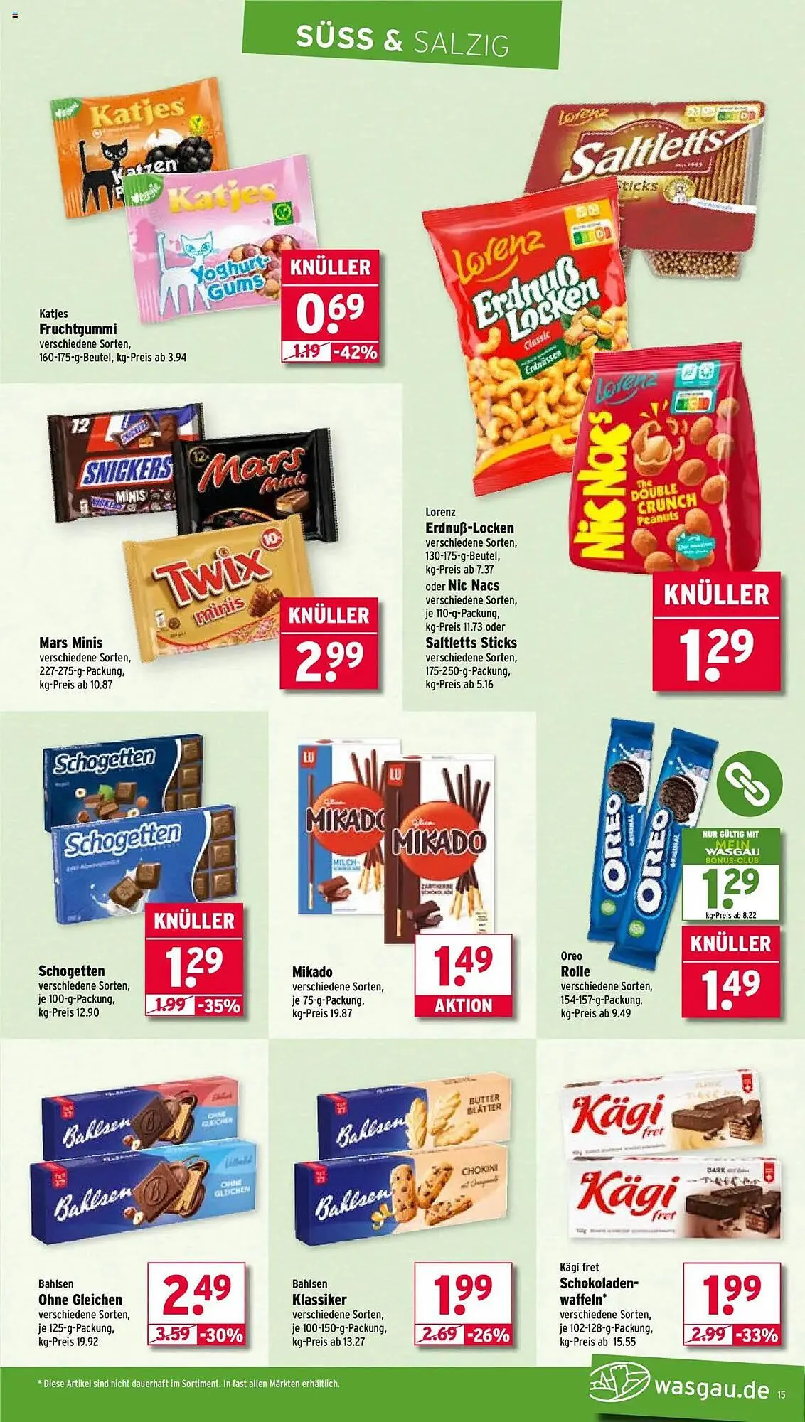 Wasgau Prospekt von 25. August bis 31. August 2025 - Prospekt seite 15