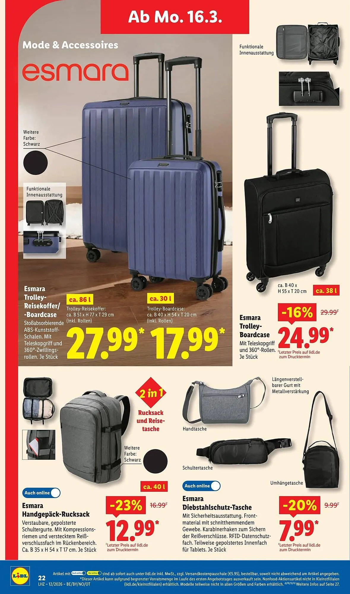 Lidl Prospekt von 16. März bis 22. März 2026 - Prospekt seite 42