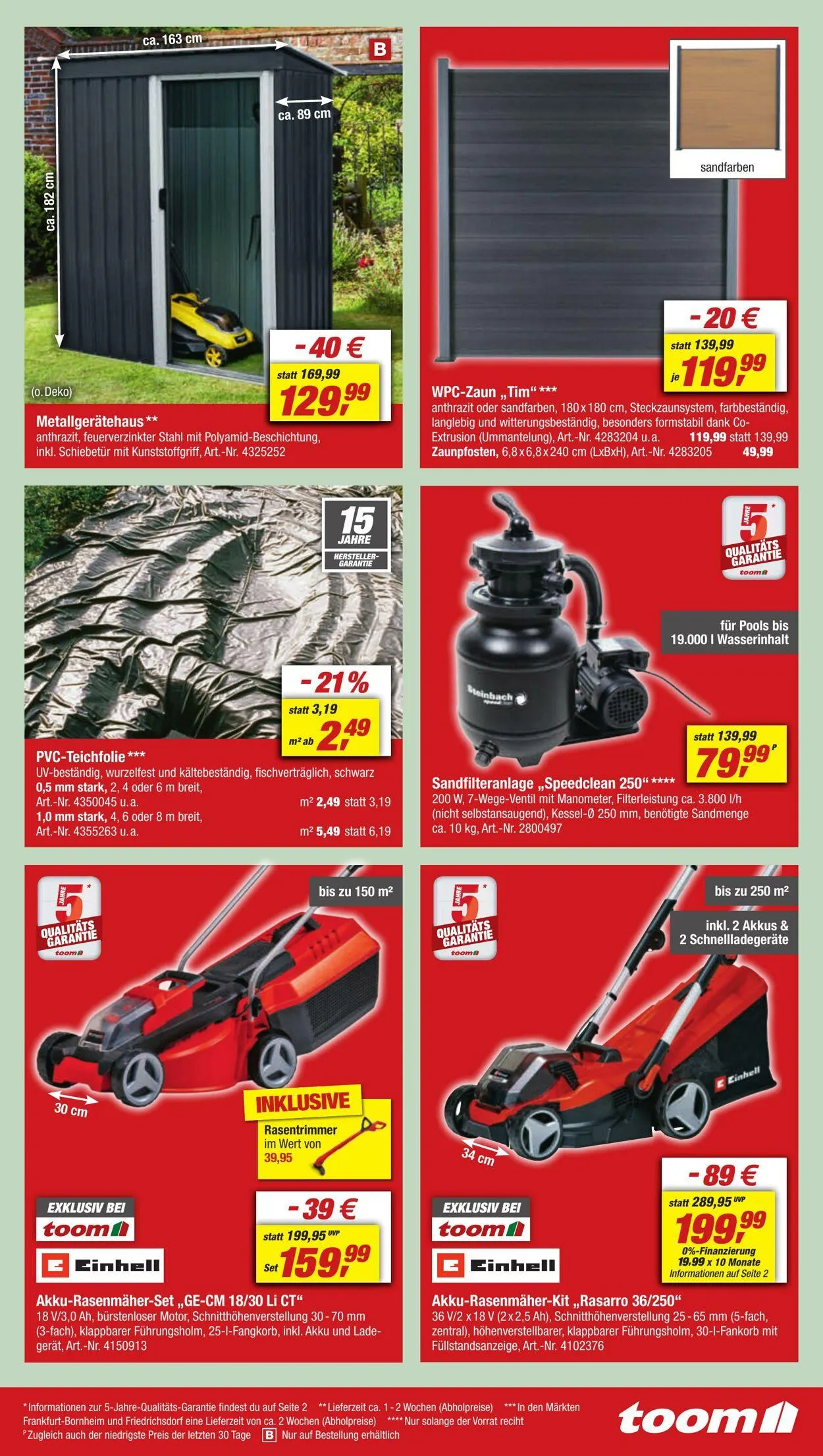 toom Baumarkt Aktueller Prospekt von 31. März bis 14. April 2025 - Prospekt seite 7