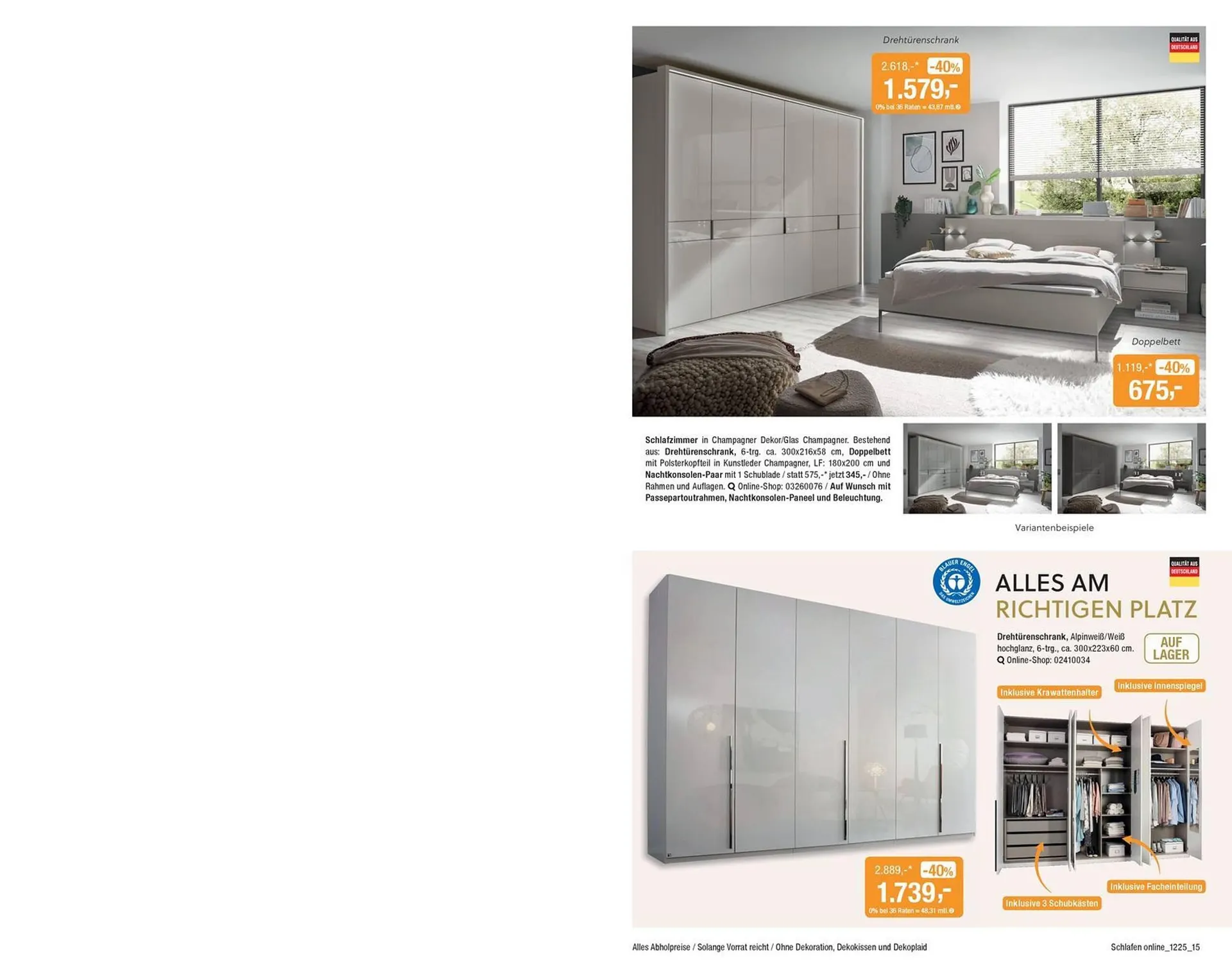 Opti Wohnwelt Prospekt von 5. Dezember bis 31. Januar 2026 - Prospekt seite 15