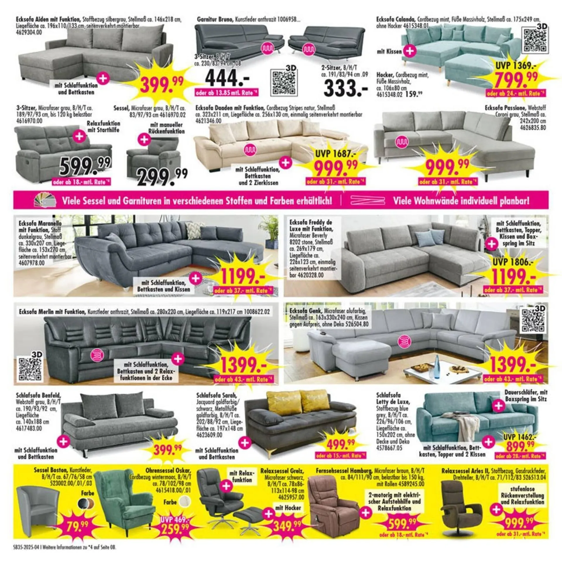 Möbel Boss Prospekt von 23. August bis 29. August 2025 - Prospekt seite 4