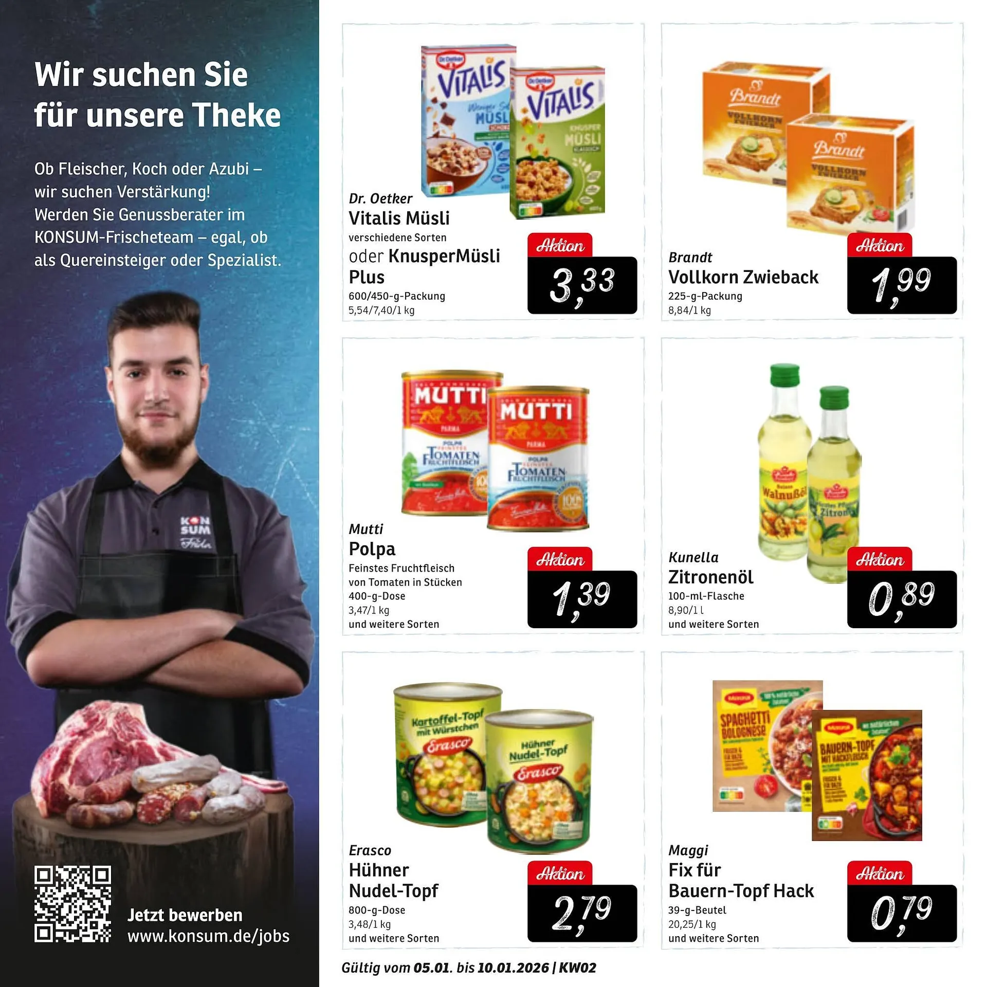 KONSUM Prospekt von 5. Januar bis 10. Januar 2026 - Prospekt seite 2