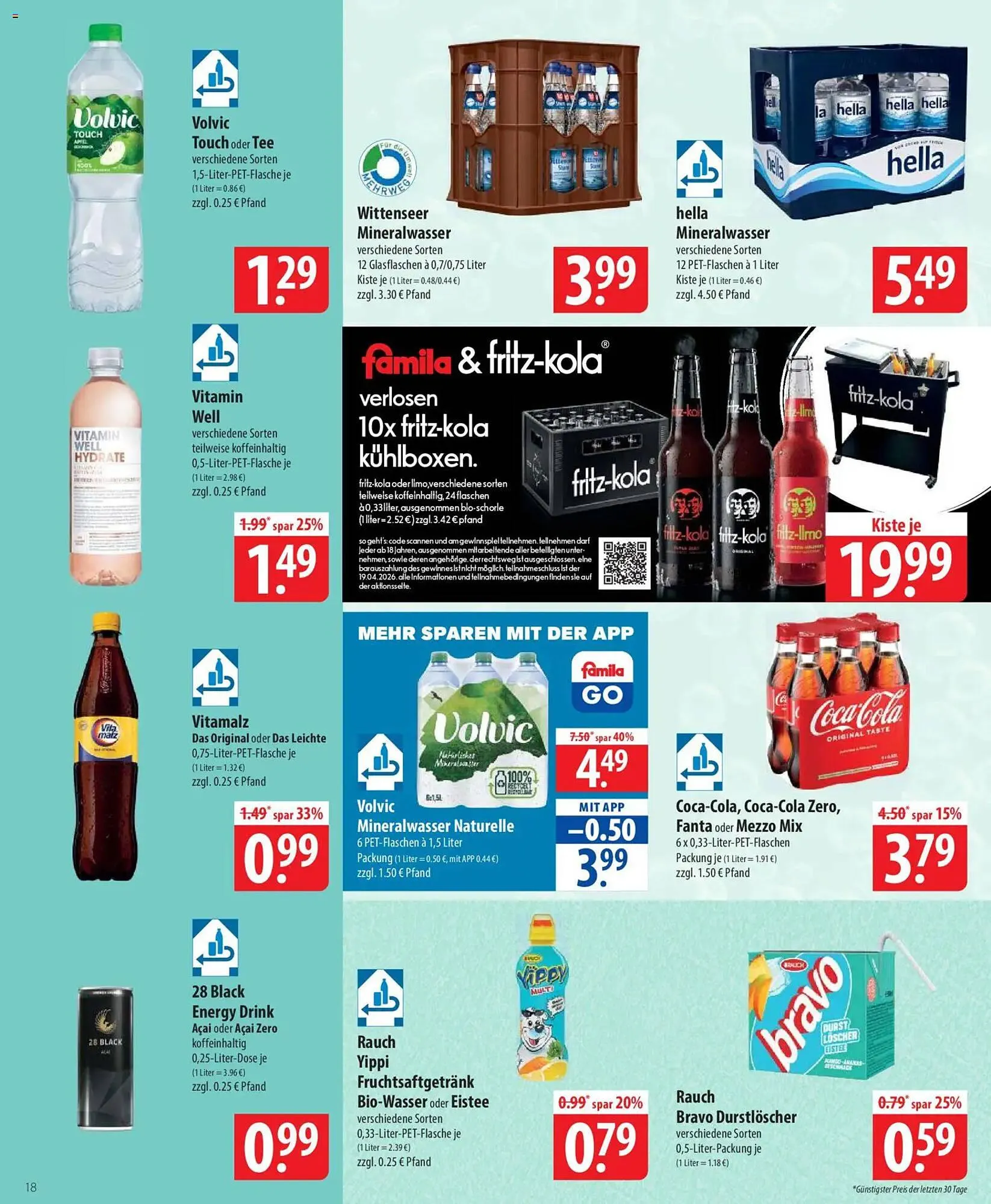 Famila Nord Ost Prospekt von 7. April bis 11. April 2026 - Prospekt seite 18