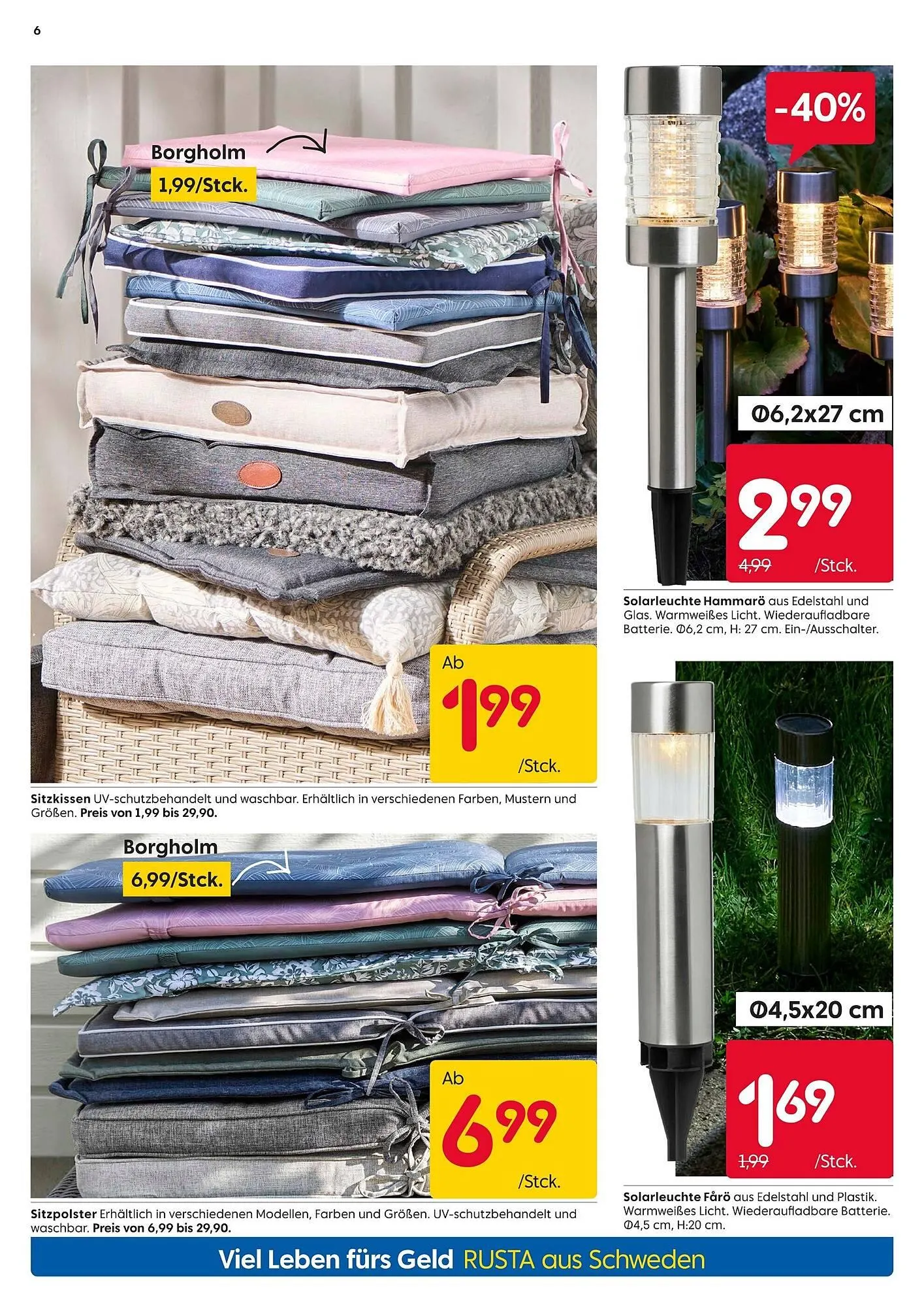 Rusta Prospekt von 24. Mai bis 30. Mai 2025 - Prospekt seite 6