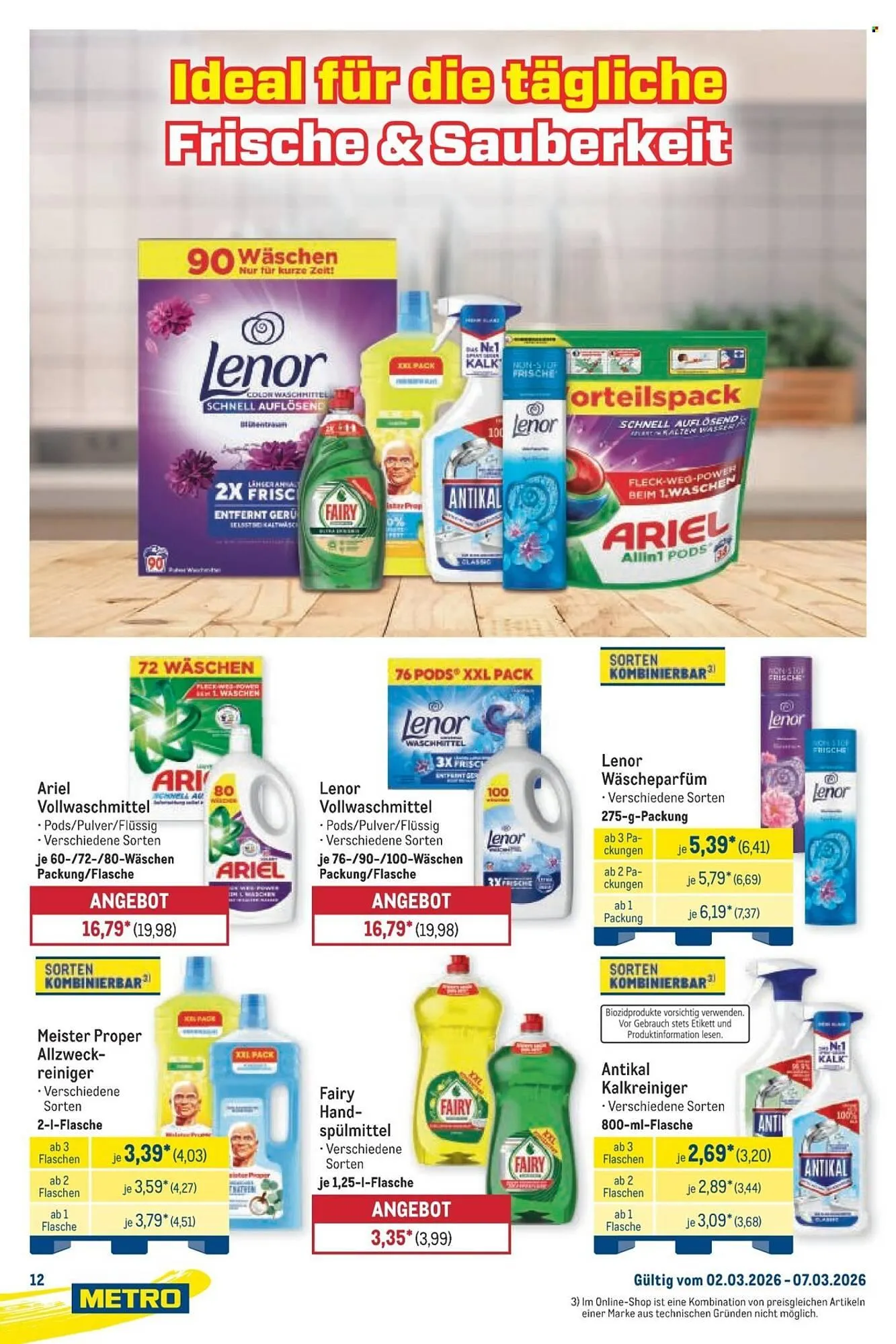 METRO Prospekt von 2. März bis 7. März 2026 - Prospekt seite 12