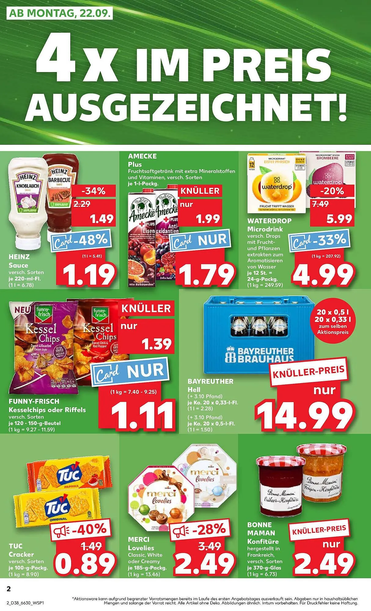 Kaufland Prospekt von 21. September bis 24. September 2025 - Prospekt seite 2