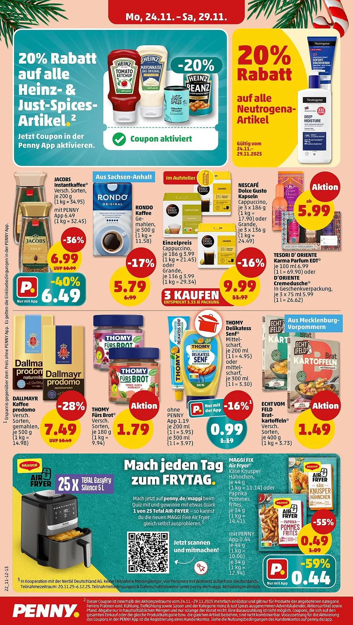 PENNY Prospekt von 24. November bis 29. November 2025 - Prospekt seite 22